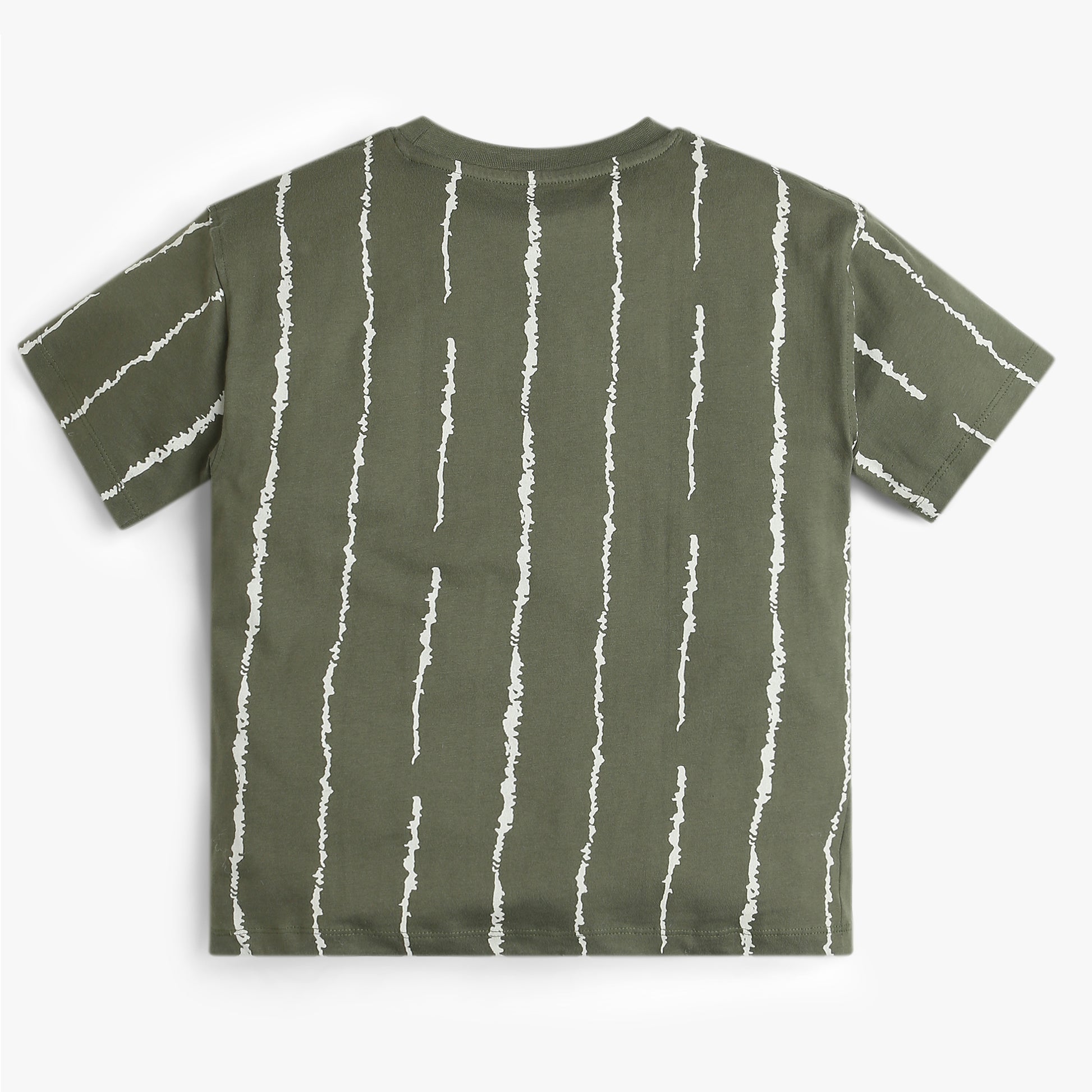 Boys Striped Crew Neck Weekend T-Shirt