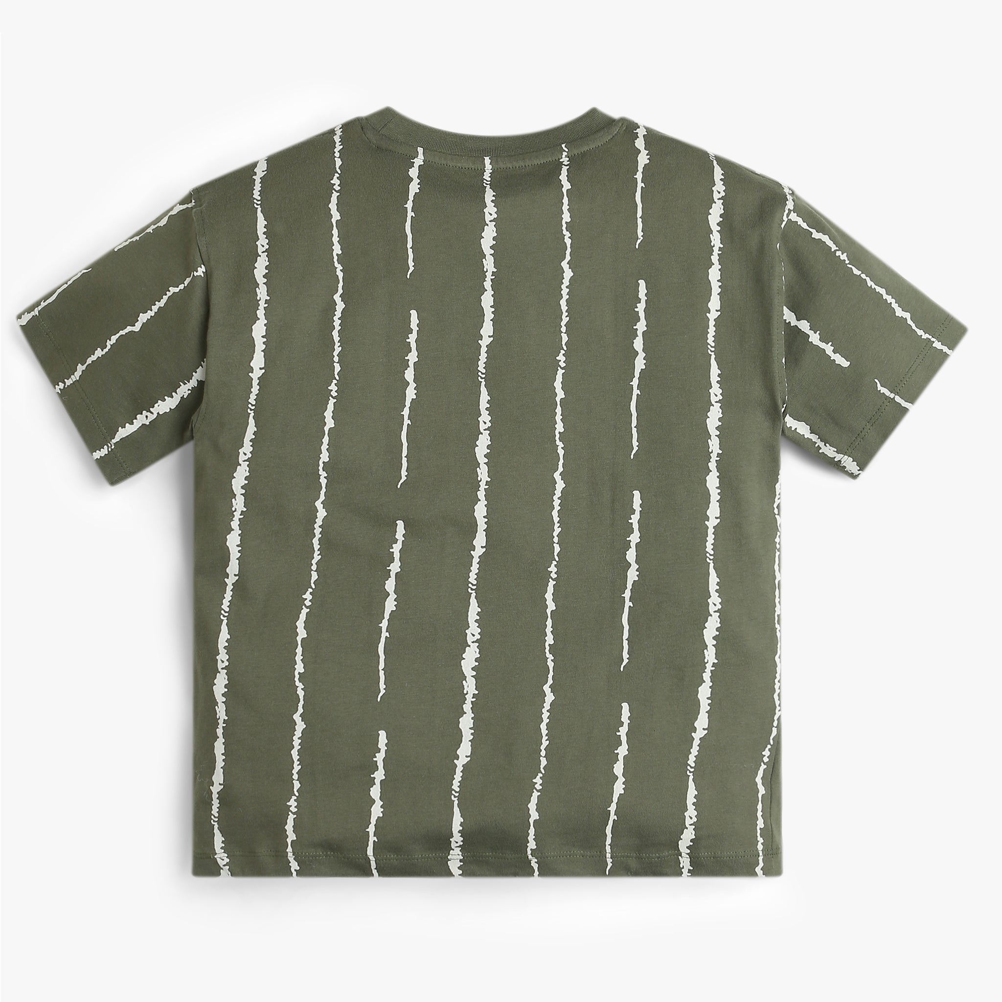 Boys Striped Crew Neck Weekend T-Shirt