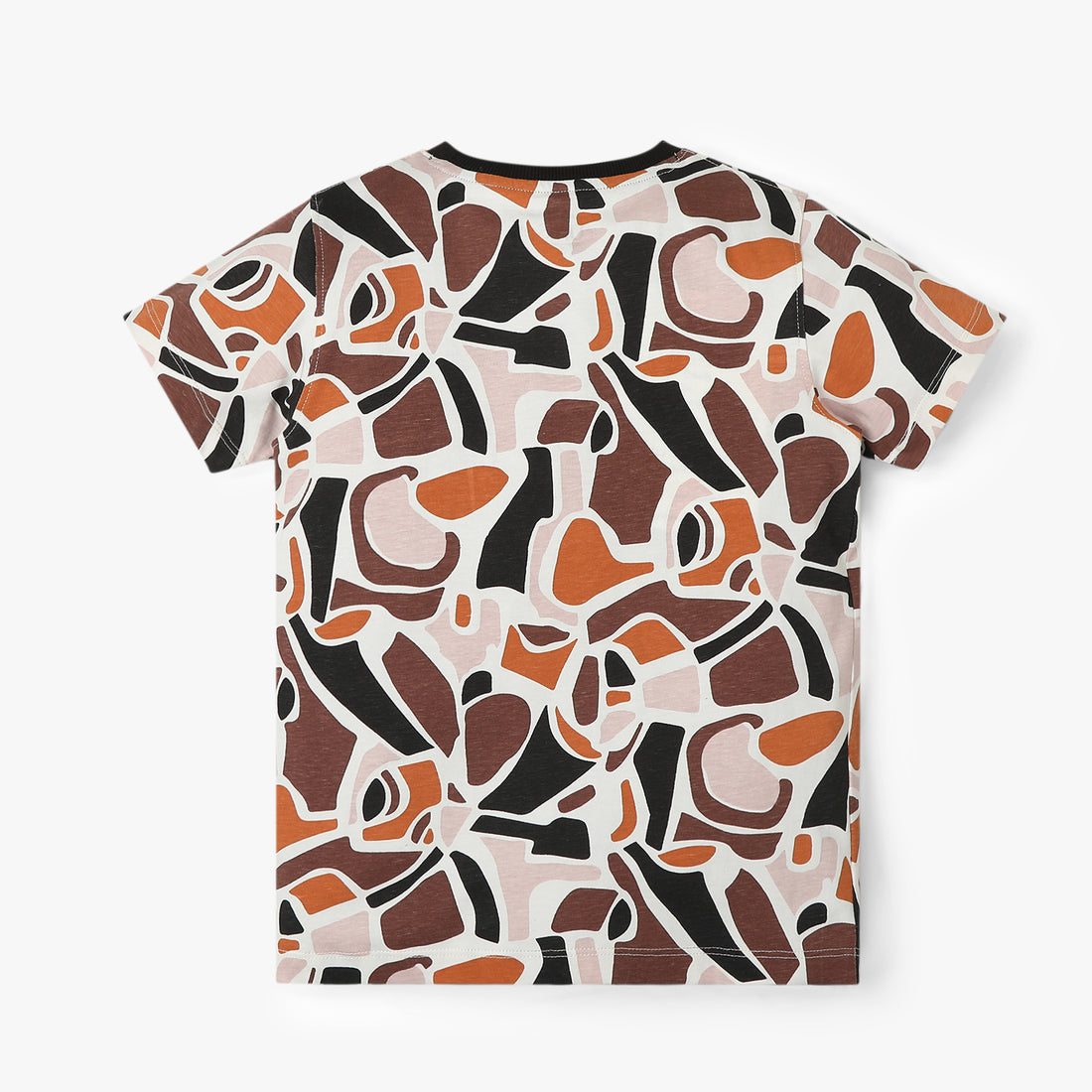 Boys All Over Print Crew Neck T-Shirt