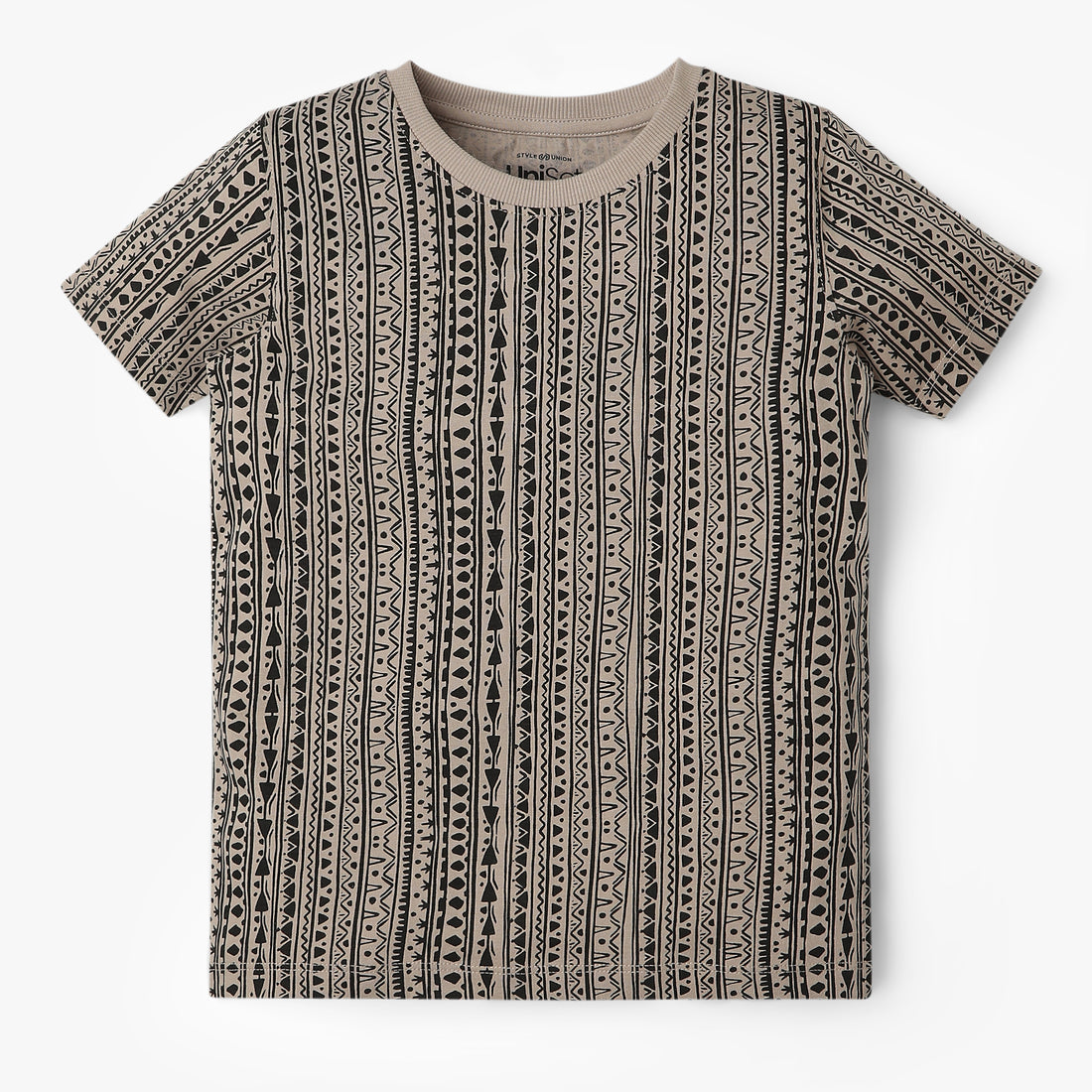 Boys All Over Print Crew Neck T-Shirt