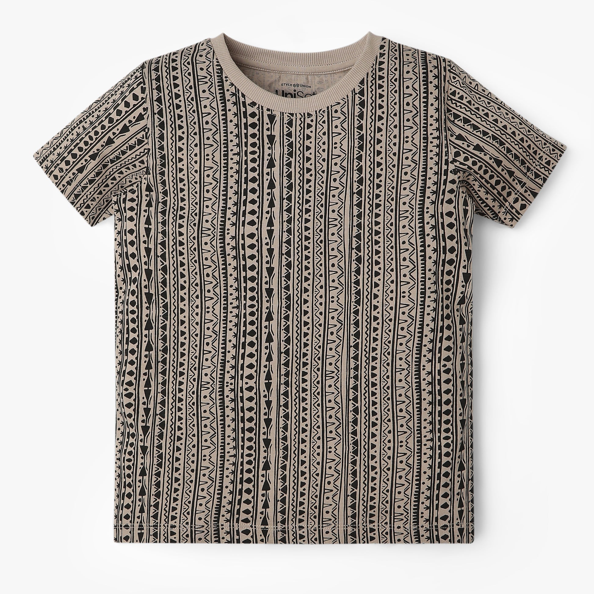 Boys All Over Print Crew Neck T-Shirt