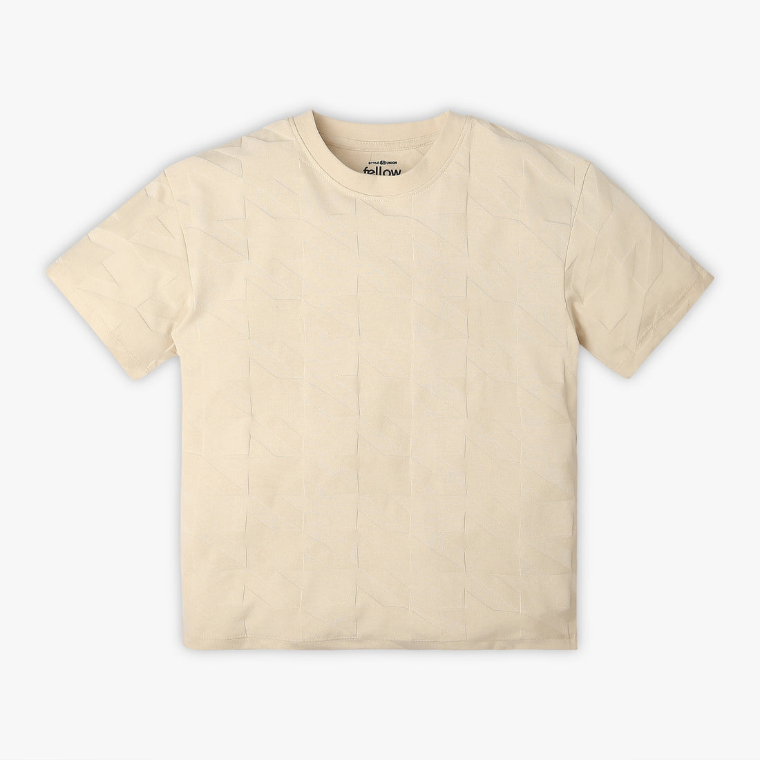 Boys Solid Crew Neck Half Sleeve T-Shirt