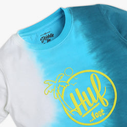 Boys Regular Fit Tie - Dye Crew Neck Half Sleeve T-Shirt