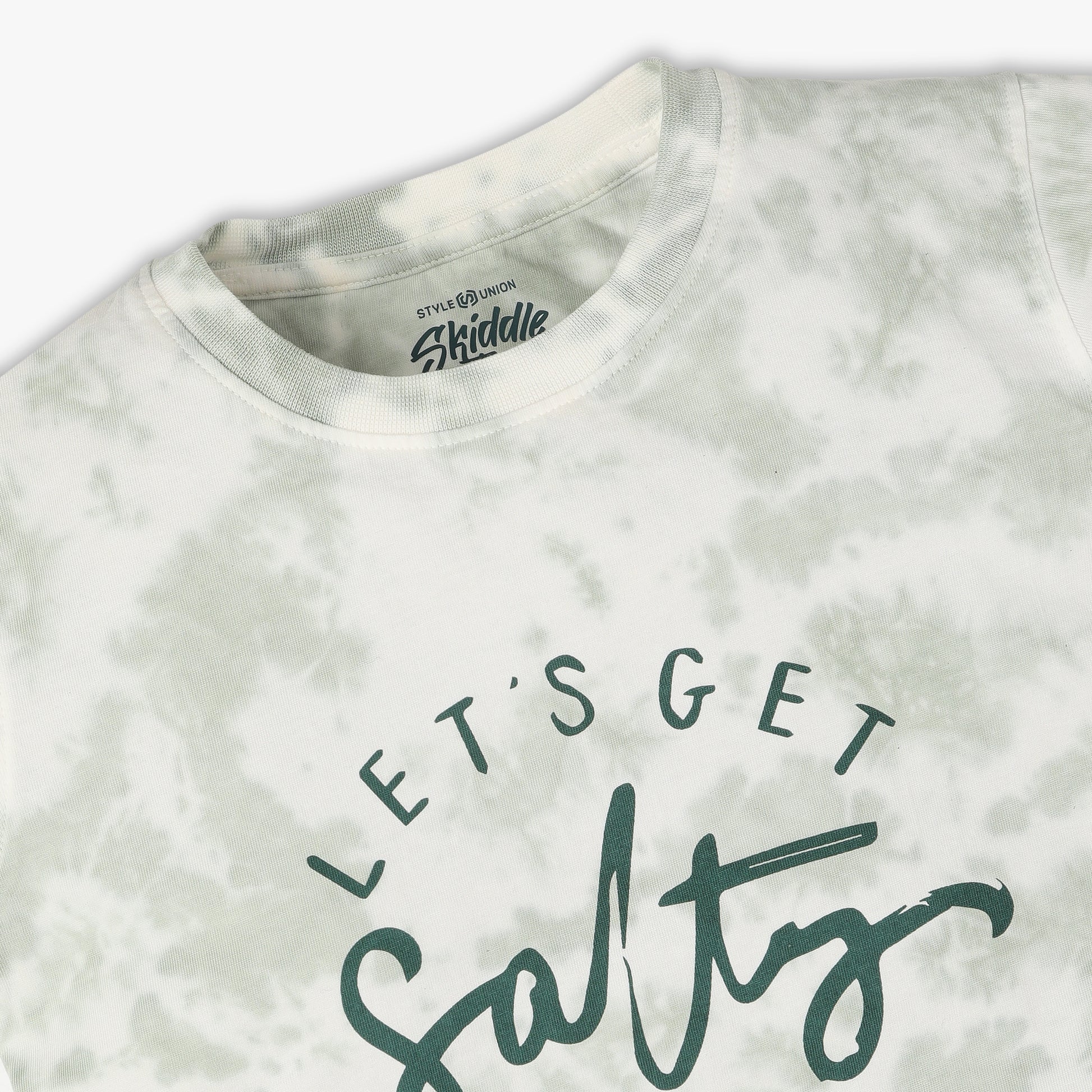 Boys Regular Fit Tie - Dye Crew Neck Half Sleeve T-Shirt