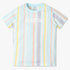 Boys Oversize Striped Crew Neck Half Sleeve T-Shirt