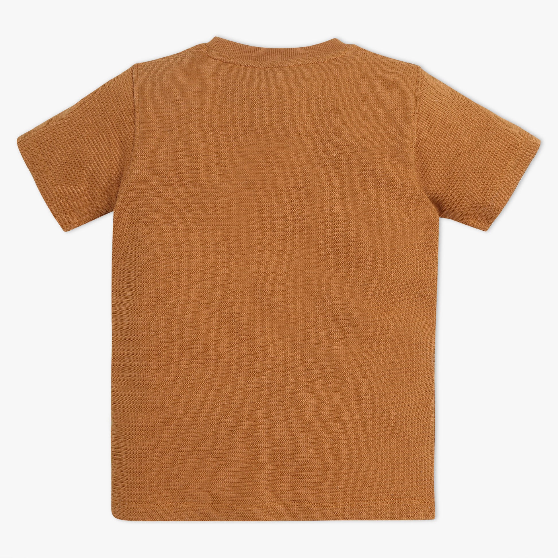 Boys Solid Crew Neck T-Shirt