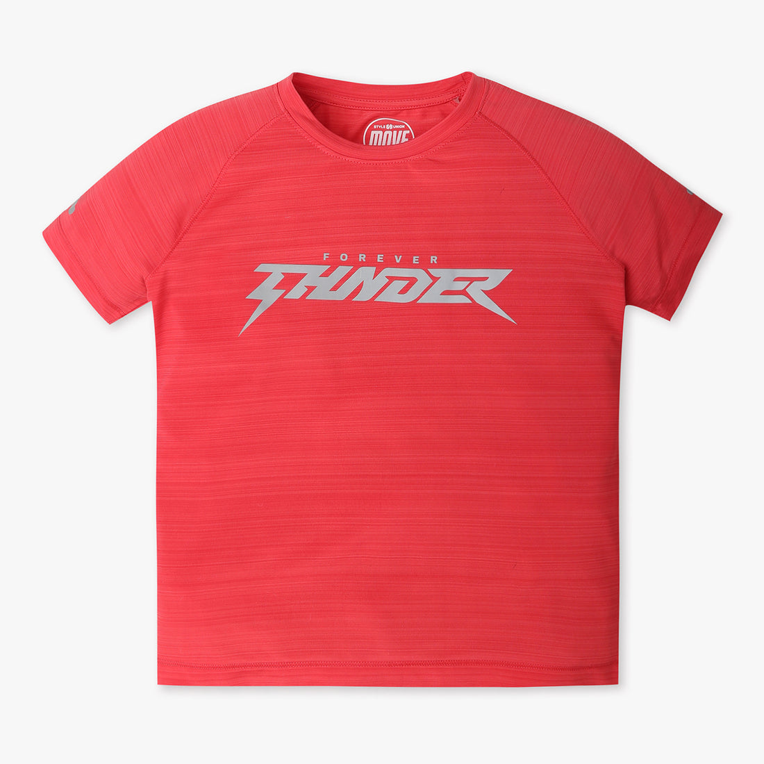 Boys Regular Fit Solid Crew Neck T-Shirt