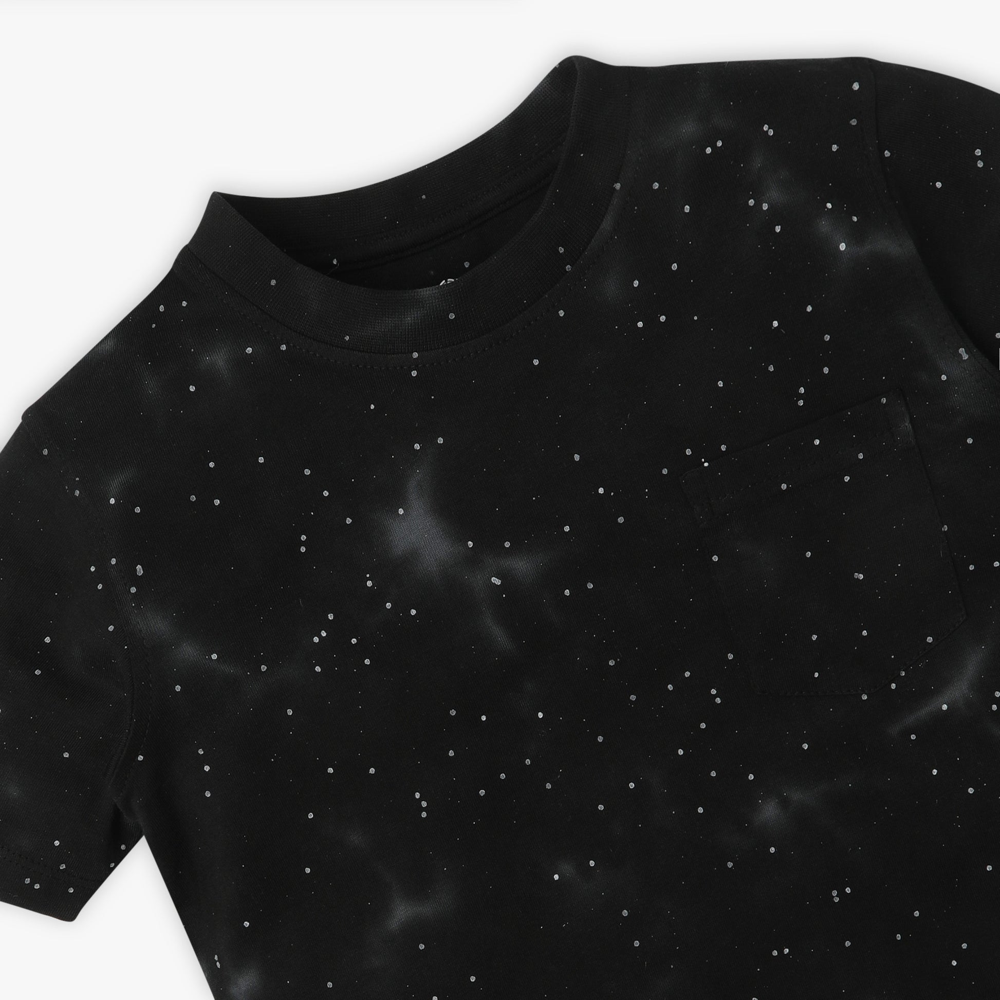 Boys Regular Fit Tie - Dye Crew Neck Half Sleeve T-Shirt