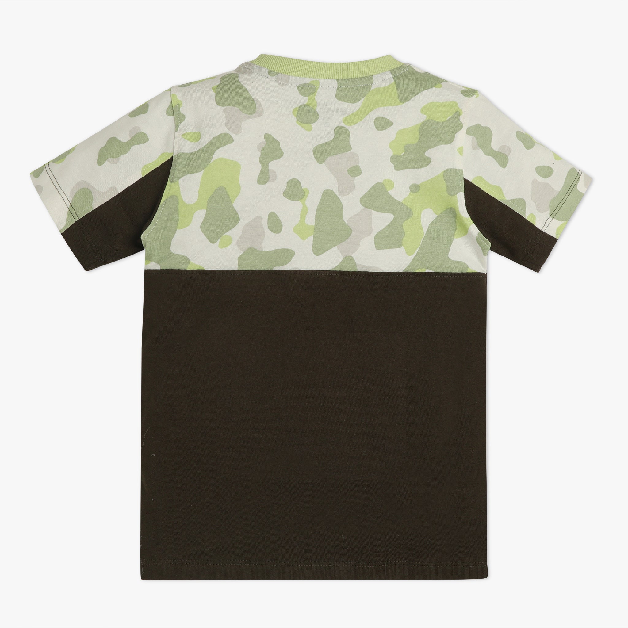 Boys Crew Neck Cut And Sew Weekend T-Shirt