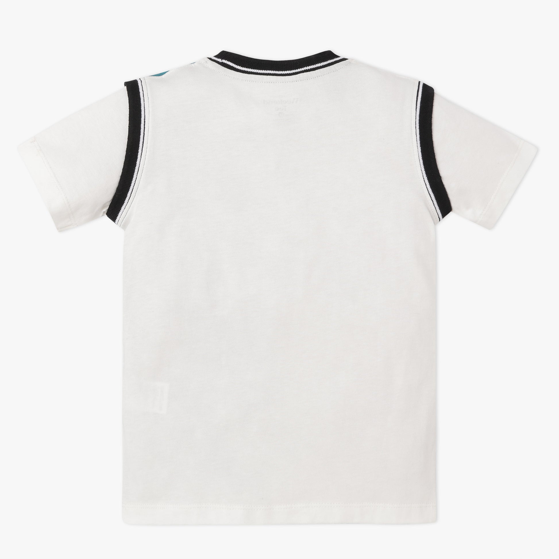Boys Crew Neck Cut And Sew Weekend T-Shirt