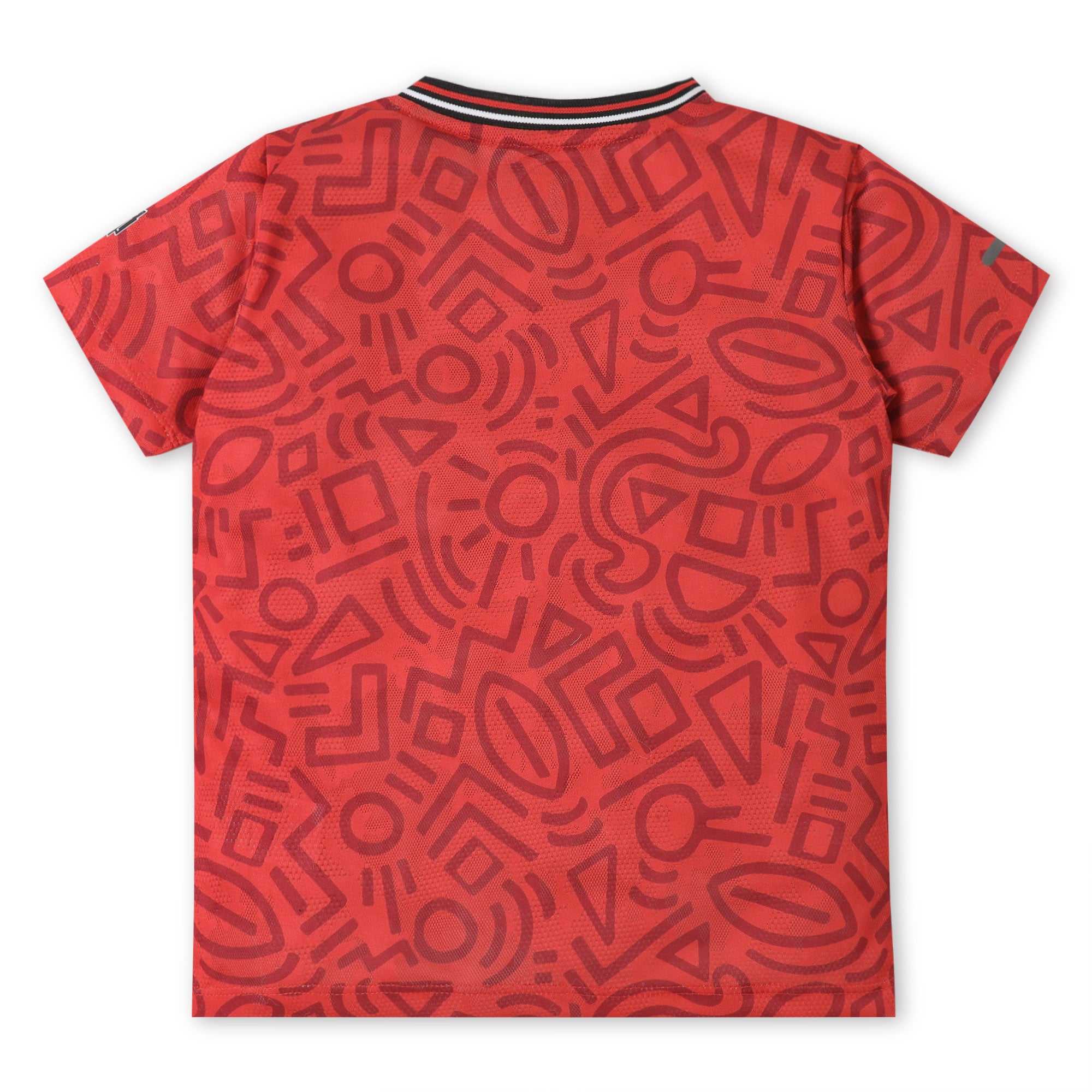 Boys V-Neck Printed Sublimation Move T-Shirt