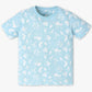 Boys Crew Neck All Over Printed T-Shirt