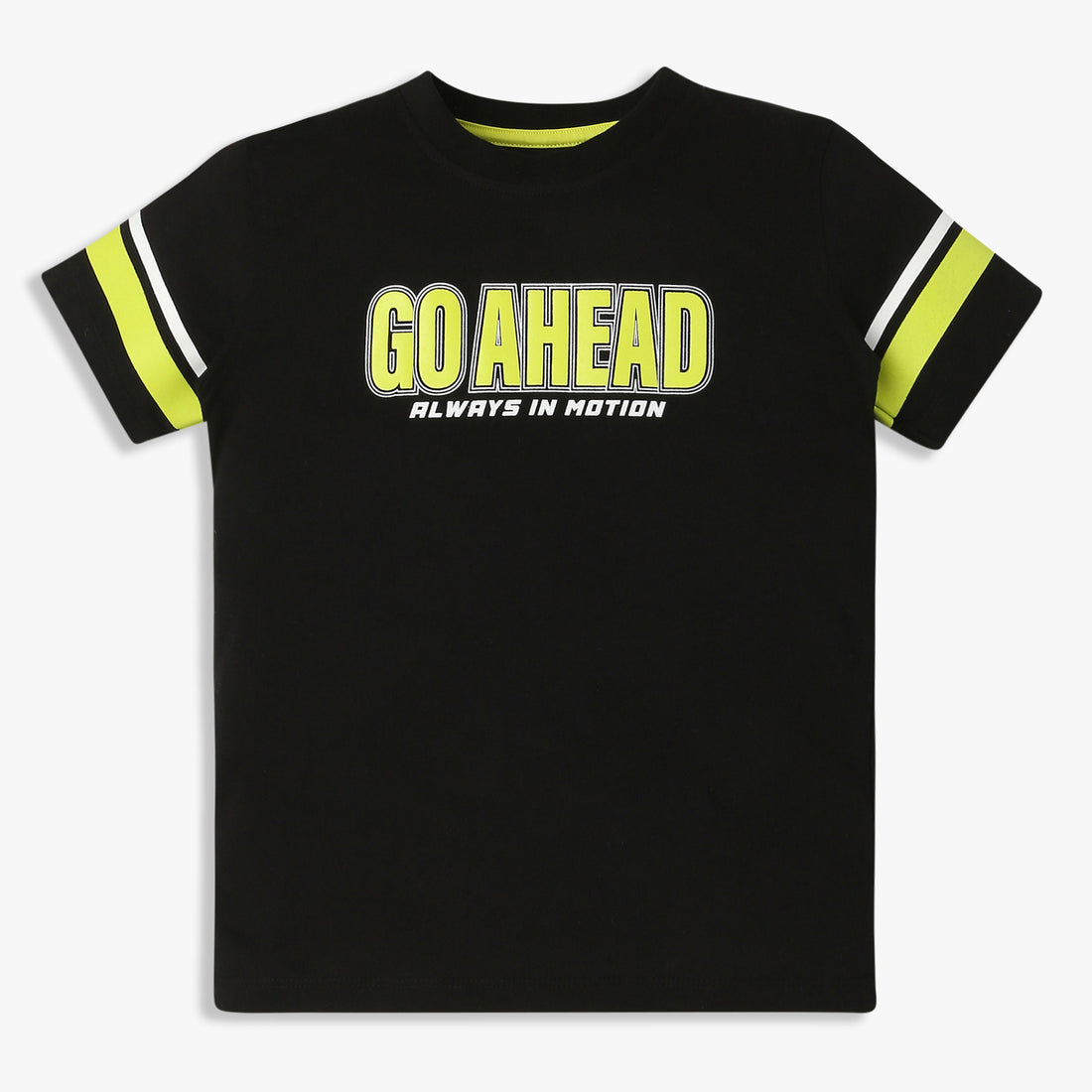 Order Now Boys Slogan Crew Neck Regular Fit Casual Wear Tshirt by Style Union