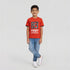 Boys Cotton Printed Crew Neck Weekend T-Shirt
