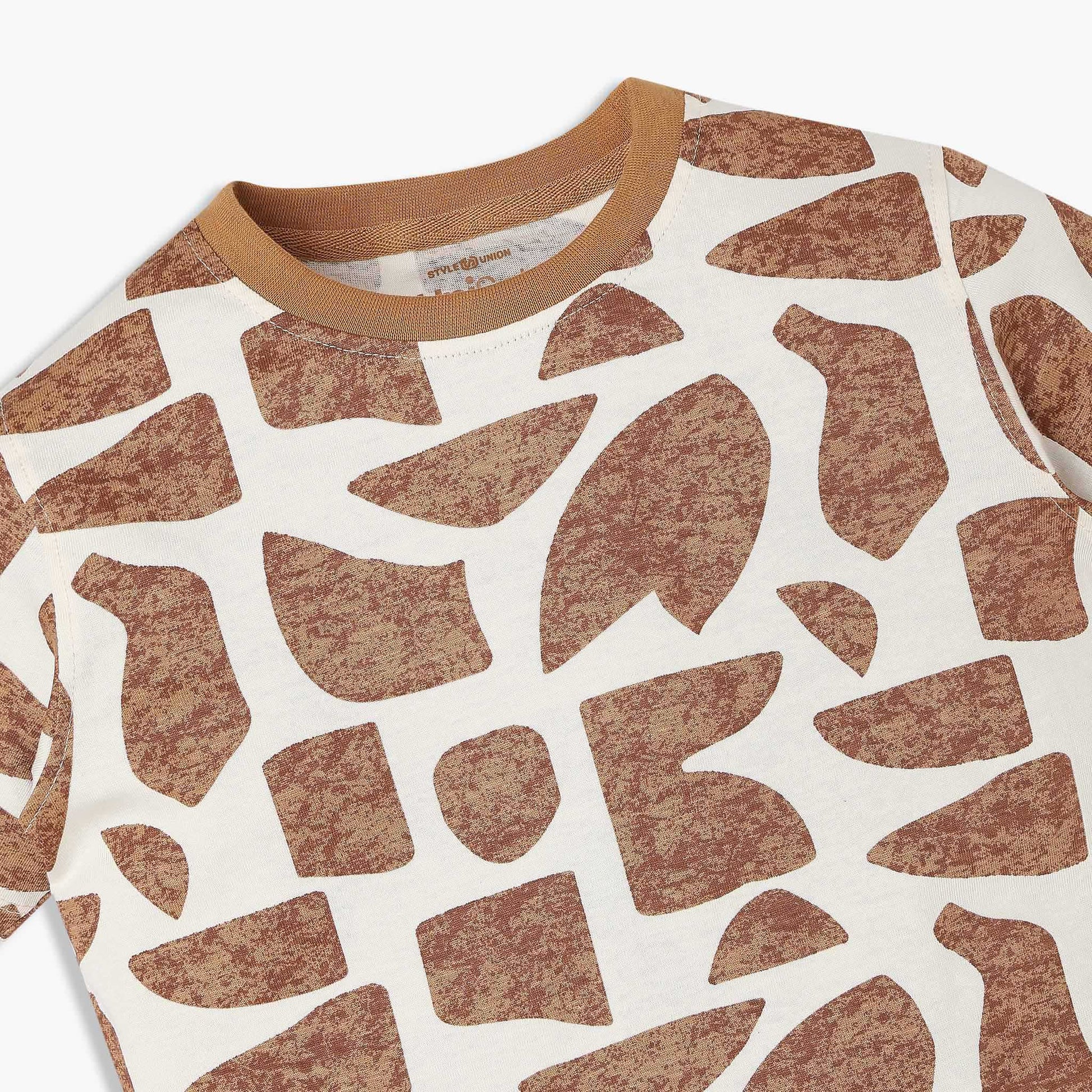 Boys Cotton Crew Neck Weekend T-Shirt