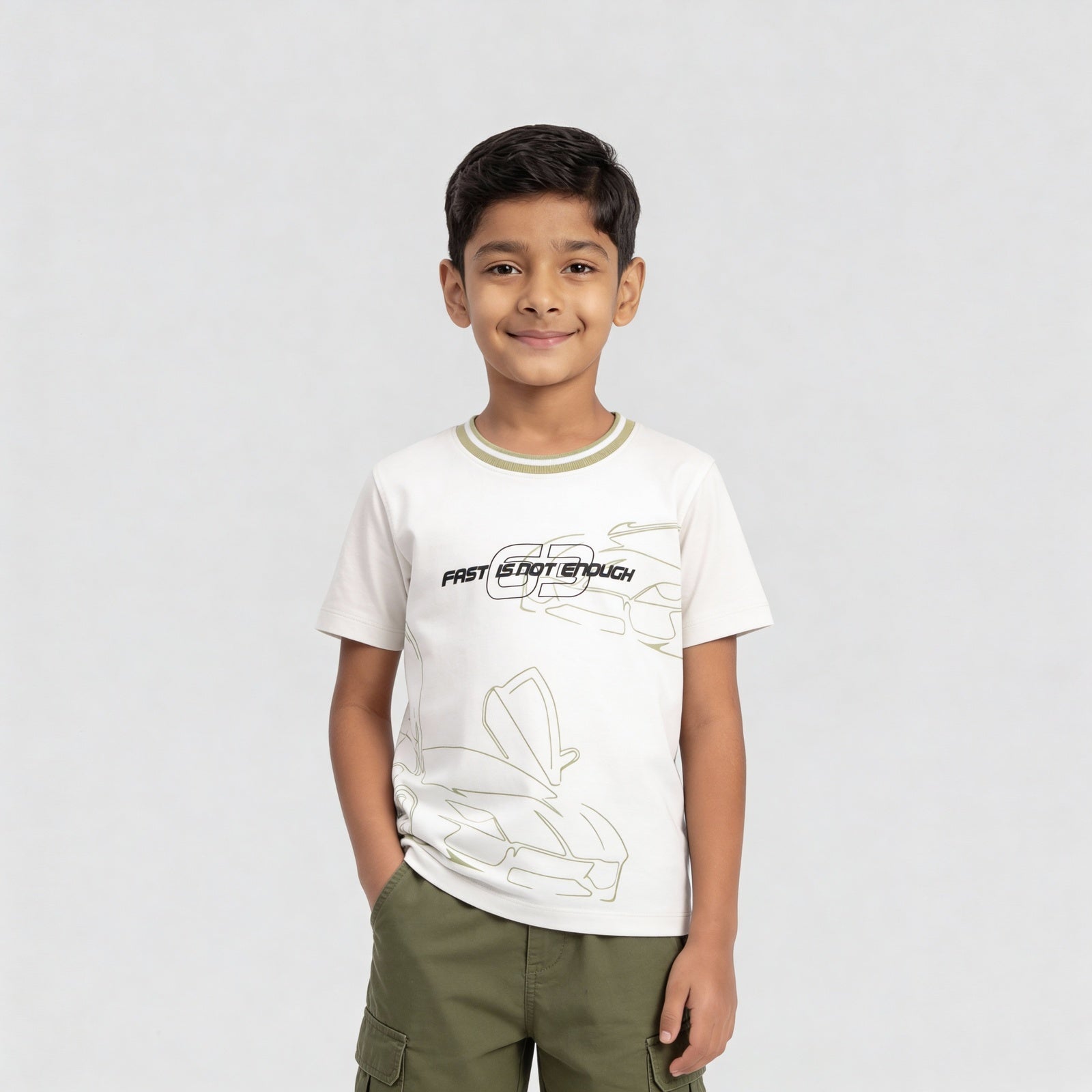 Boys Cotton Printed T-Shirt