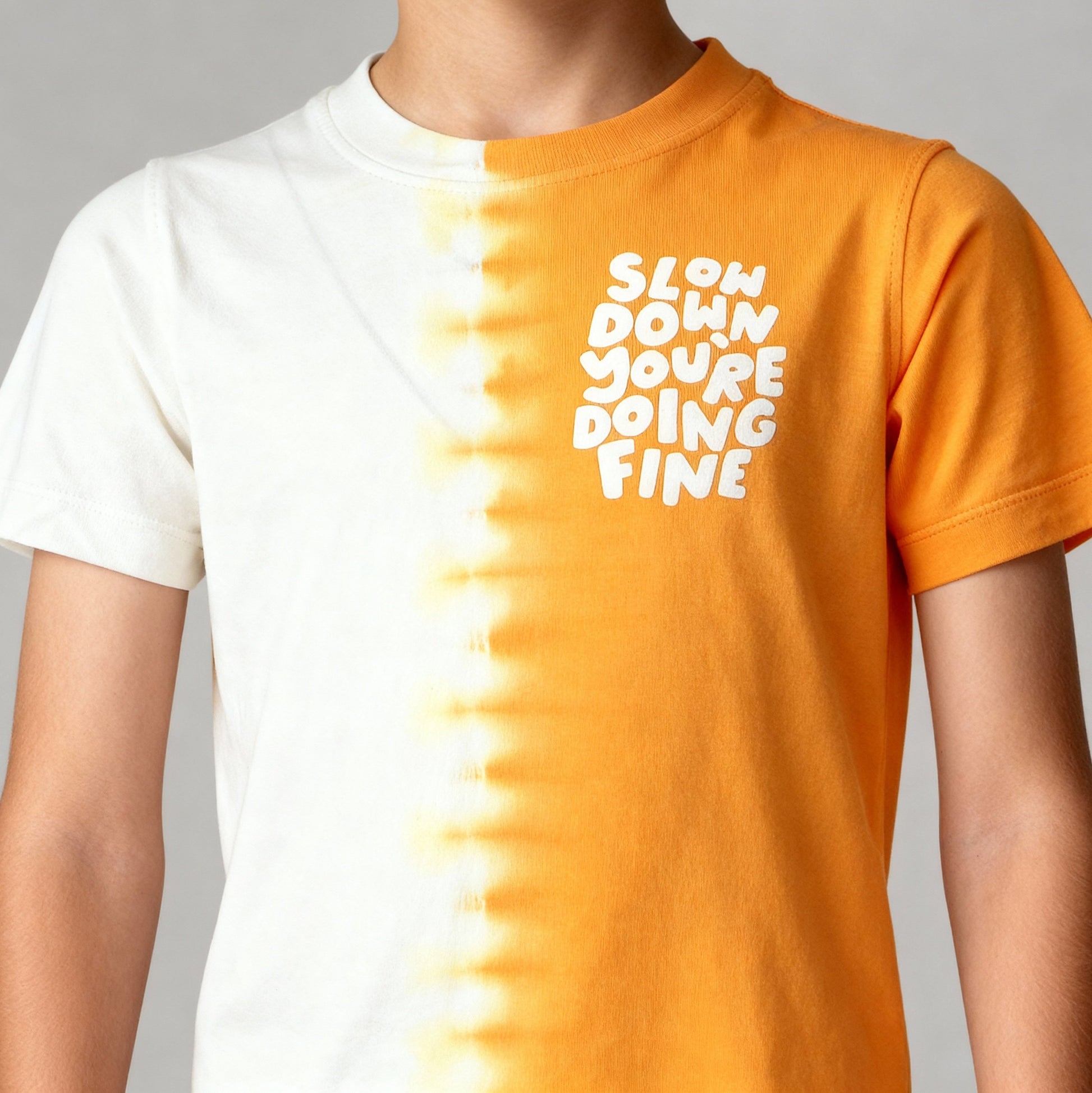 Boys Cotton Tie - Dye Skiddle T-Shirt