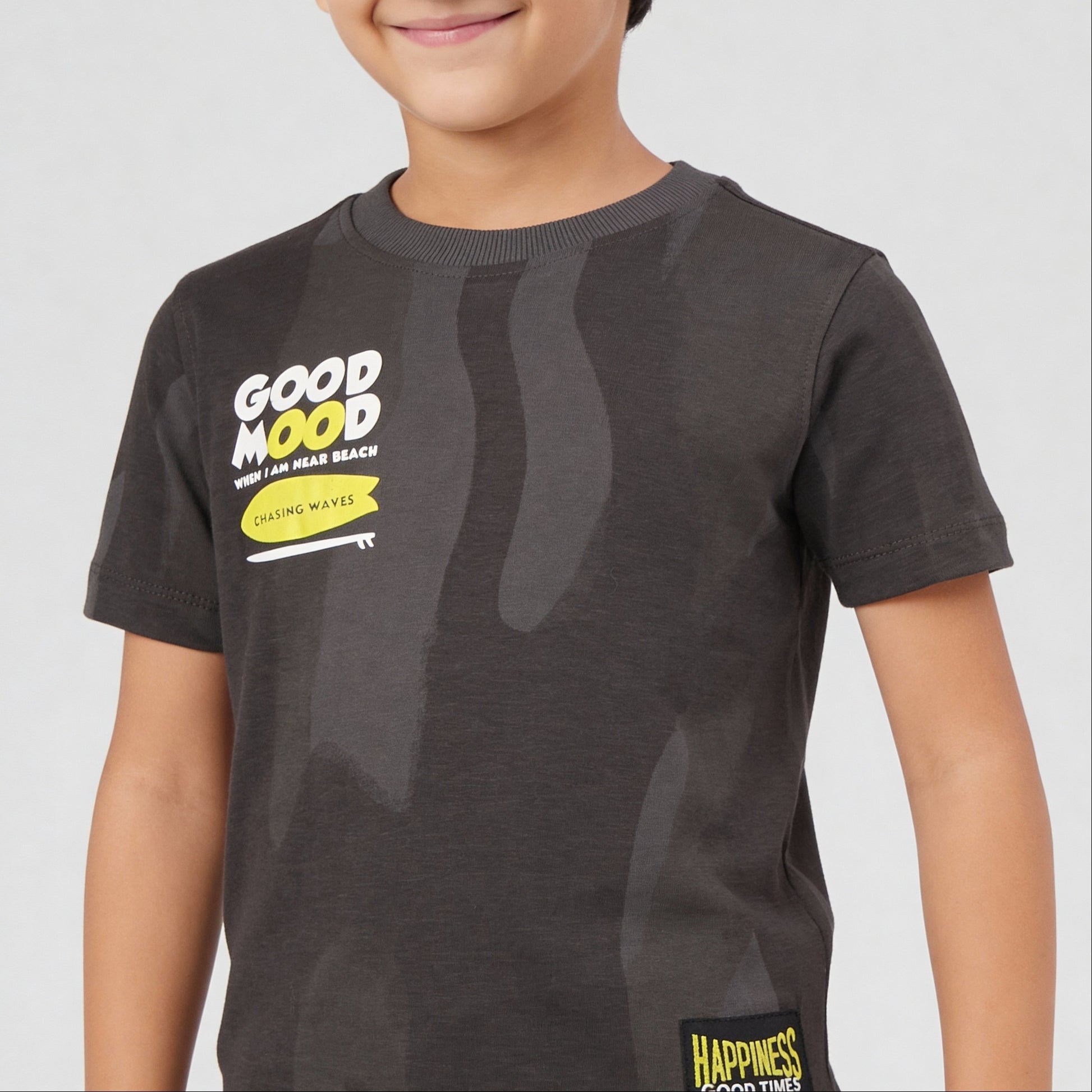 Boys Cotton Printed T-Shirt