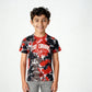 Boys Cotton Tie - Dye Skiddle T-Shirt