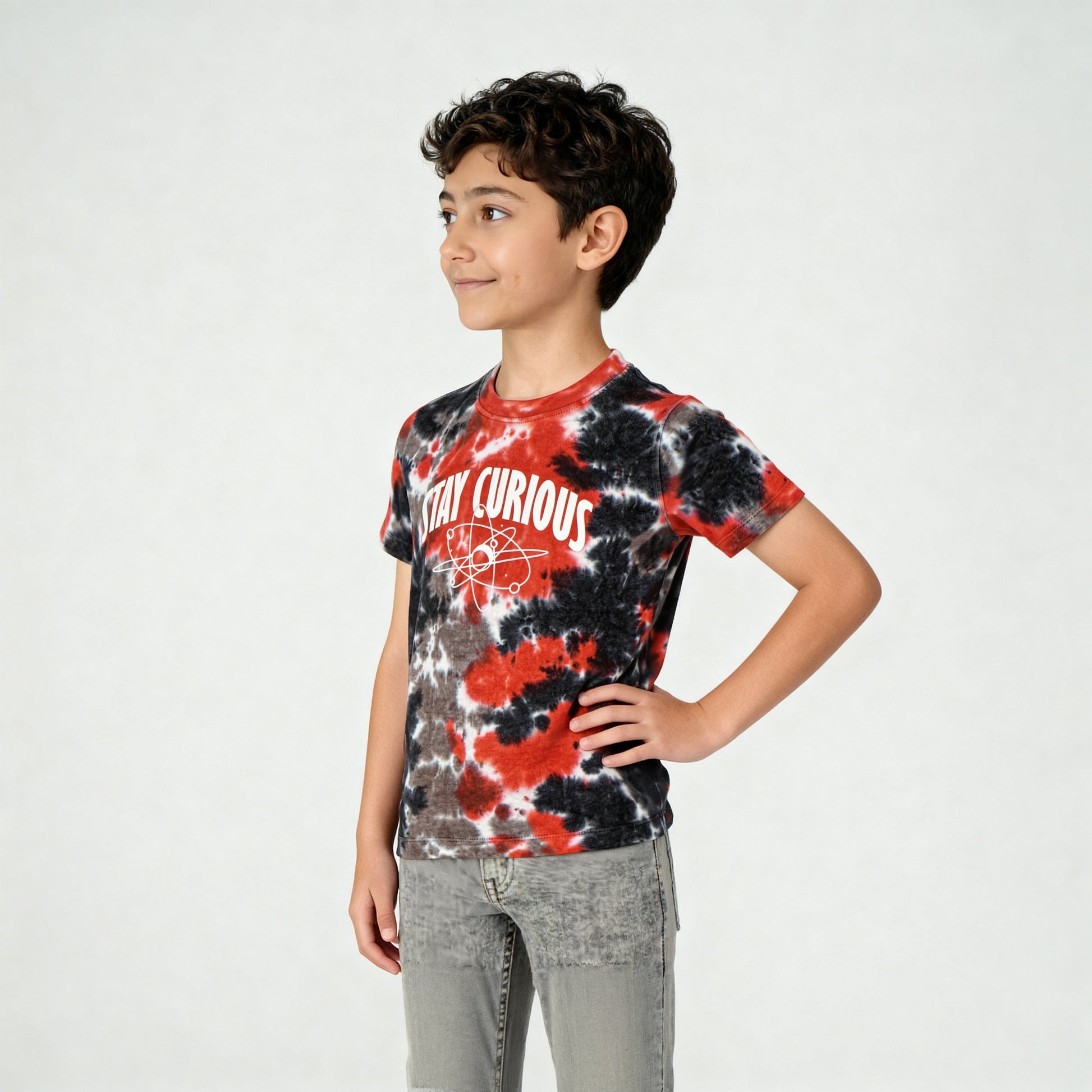 Boys Cotton Tie - Dye Skiddle T-Shirt