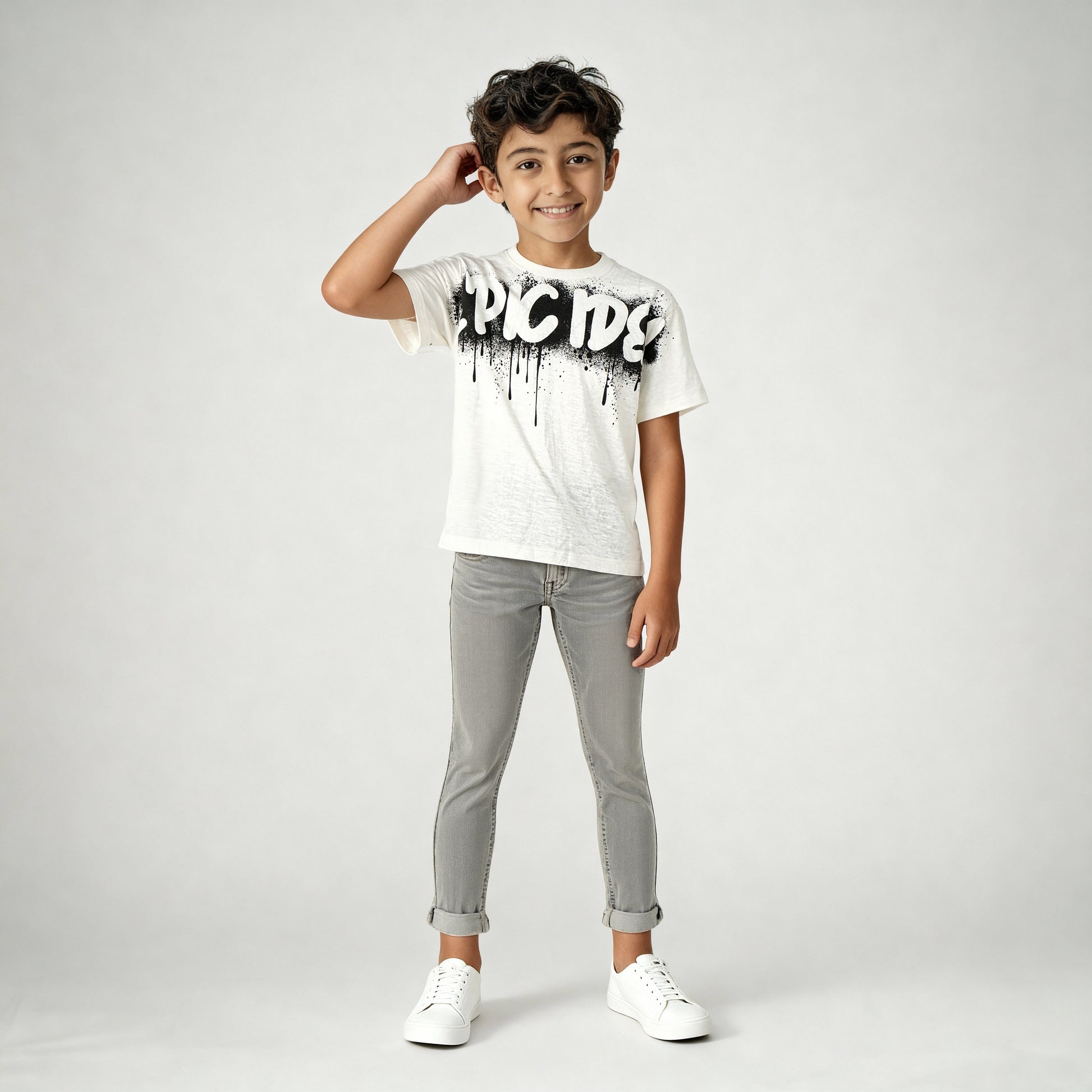 Boys Cotton Printed Weekend T-Shirt