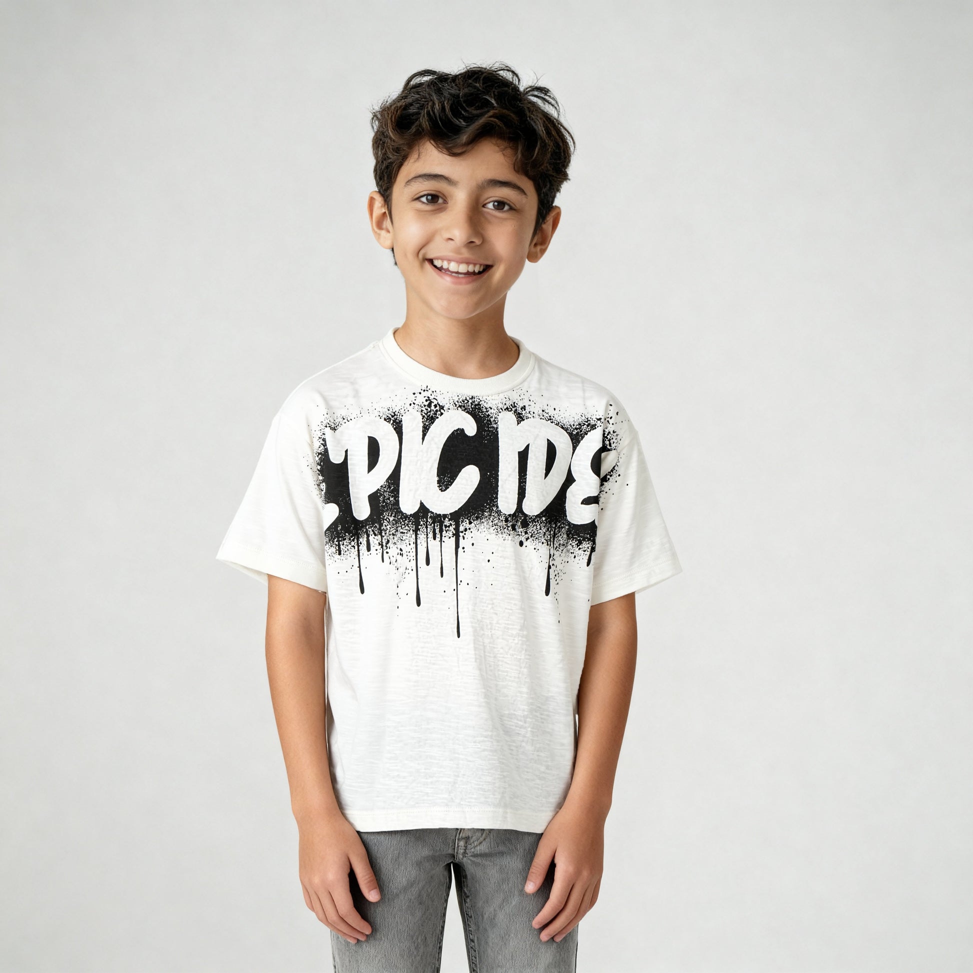 Boys Cotton Printed Weekend T-Shirt