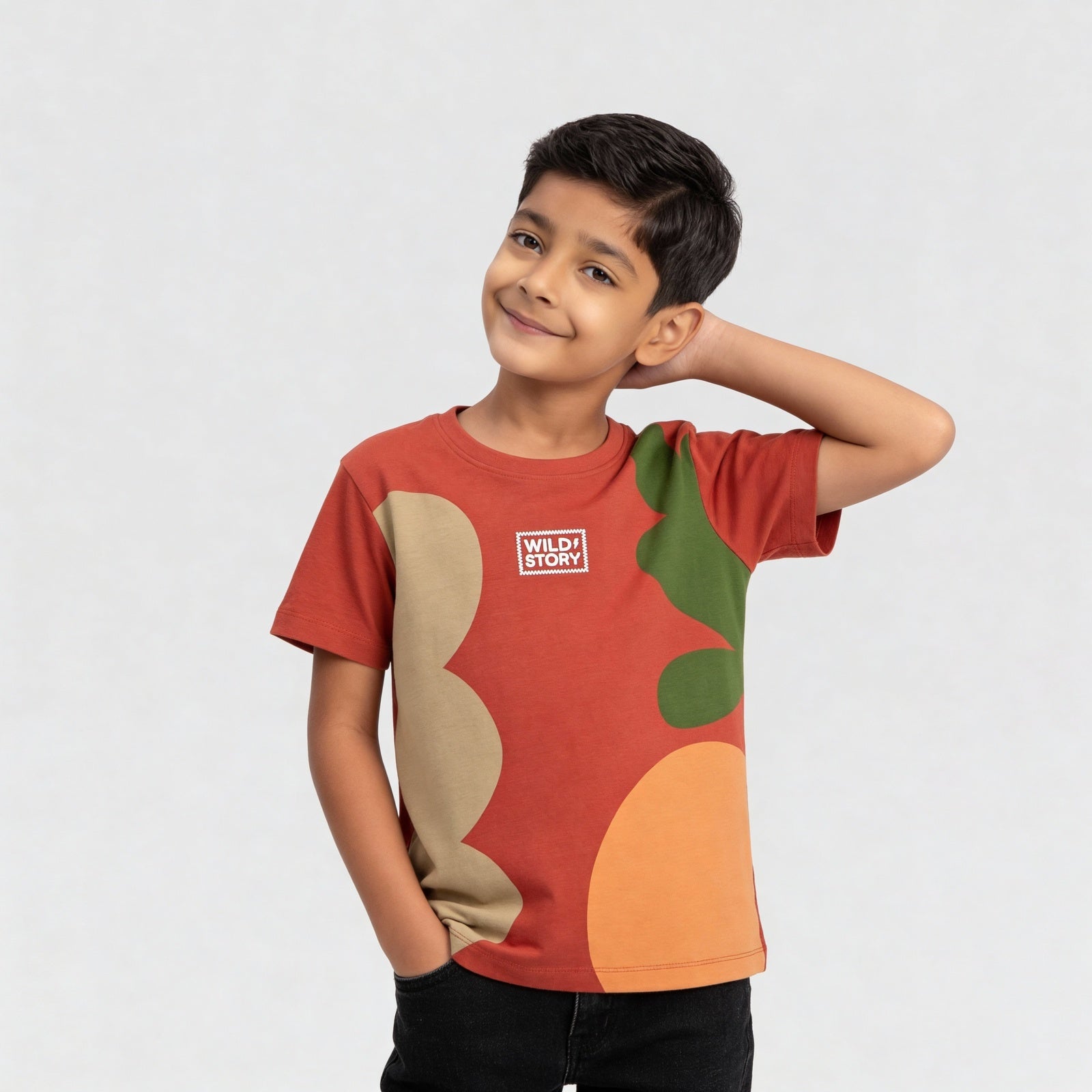 Boys Cotton Printed T-Shirt