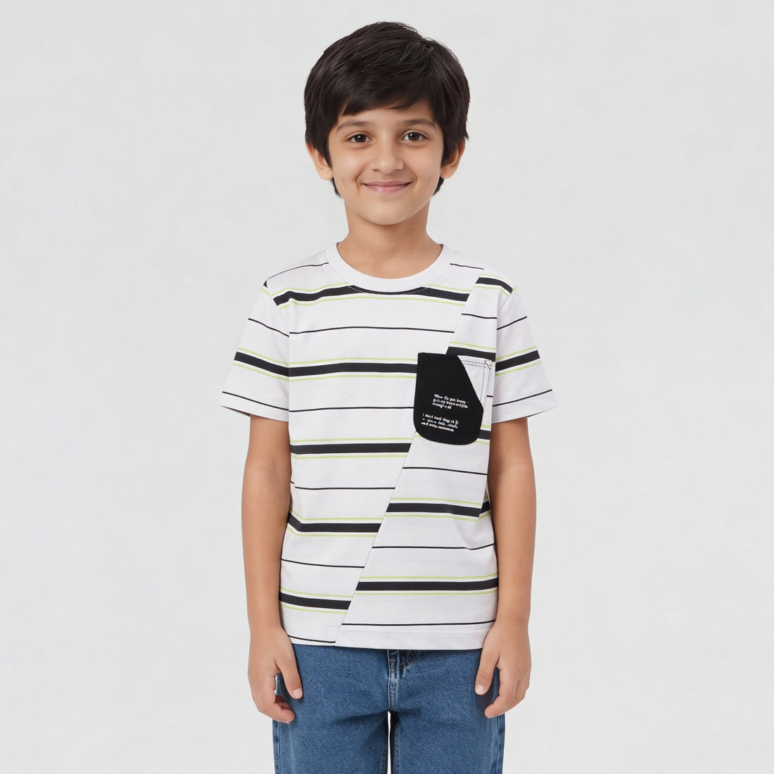 Boys Cotton Cut And Sew T-Shirt
