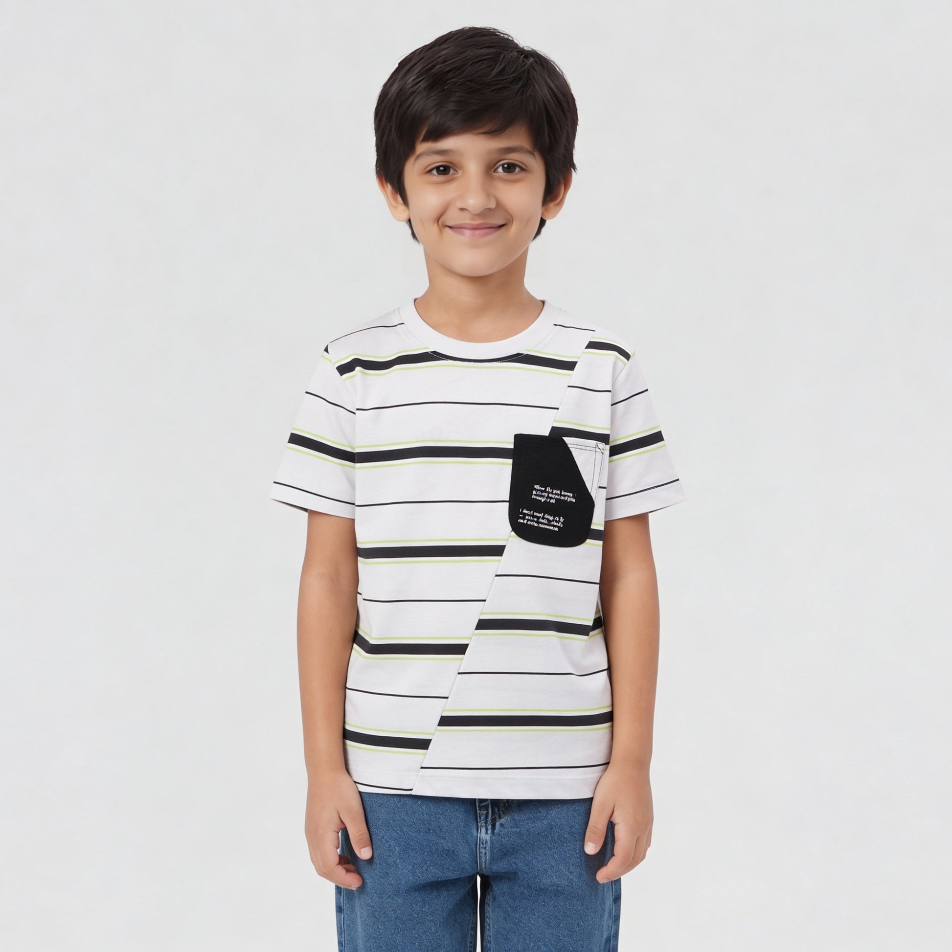 Boys Cotton Cut And Sew T-Shirt