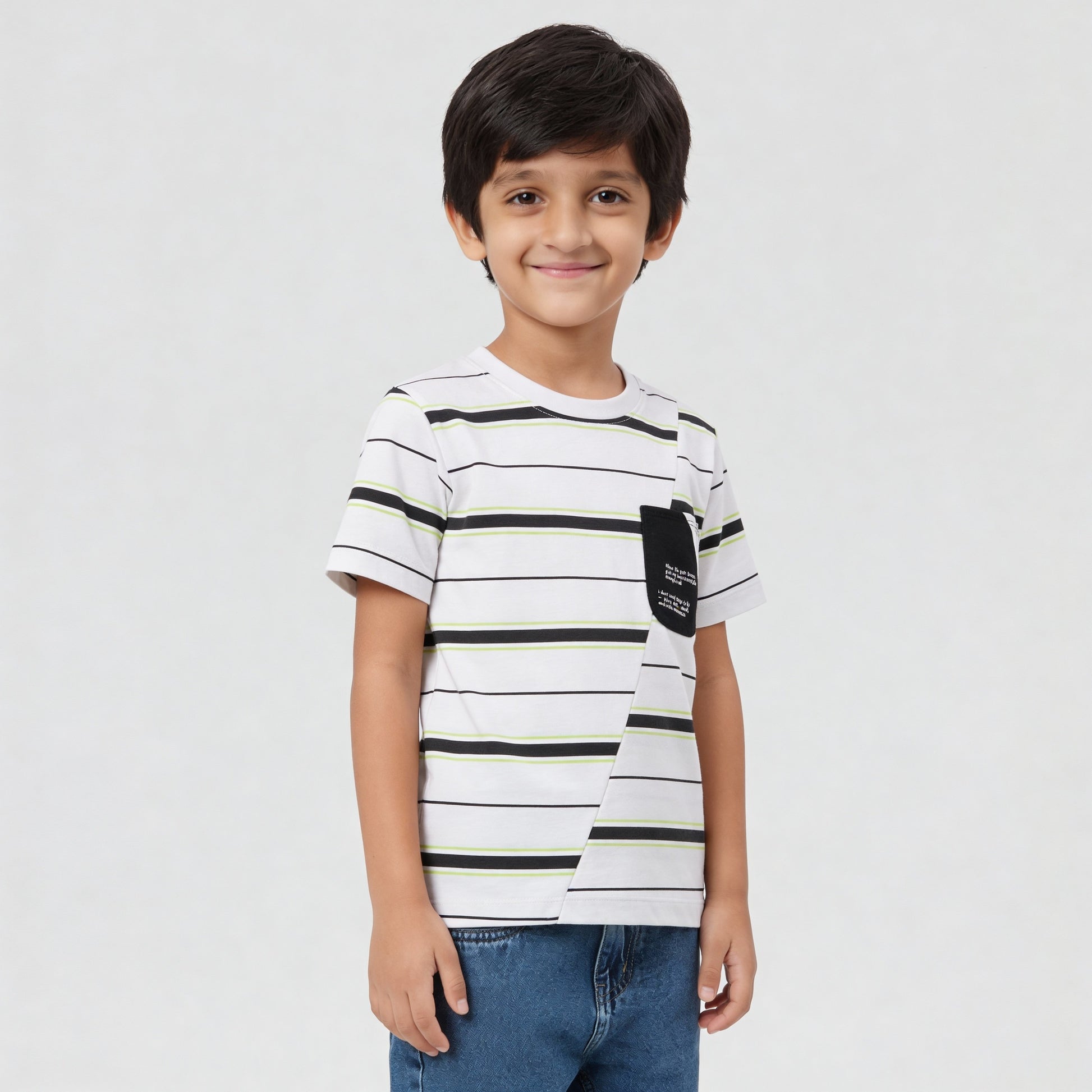 Boys Cotton Cut And Sew T-Shirt