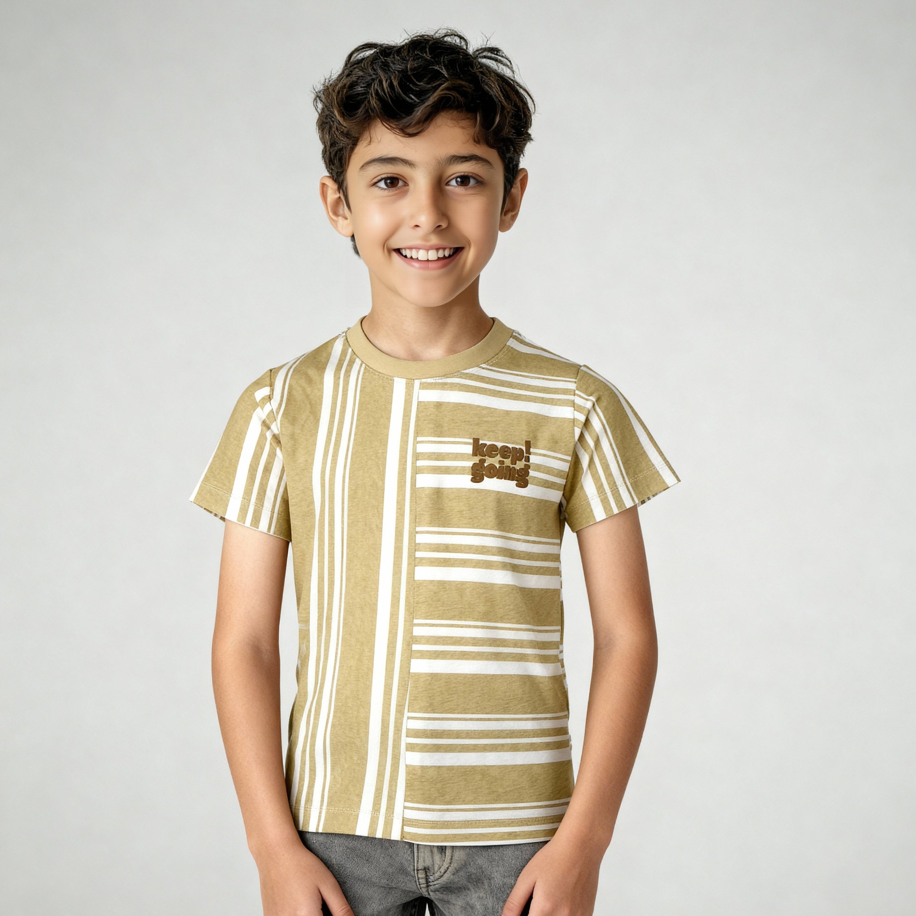 Boys Cotton Cut and Sew Weekend T-Shirt