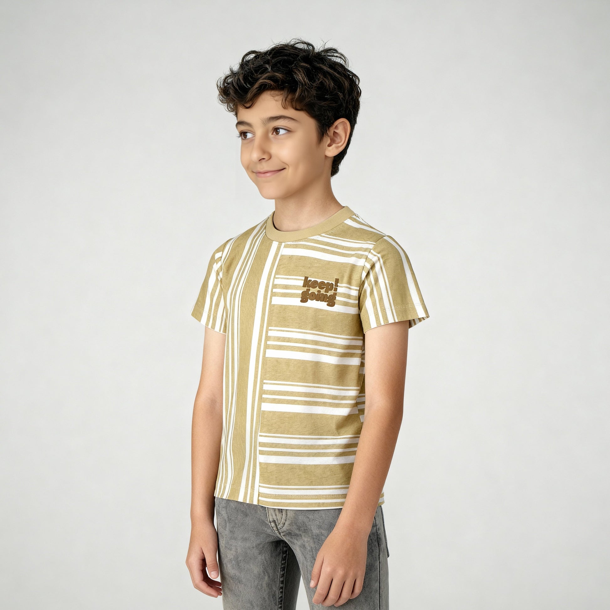 Boys Cotton Cut and Sew Weekend T-Shirt