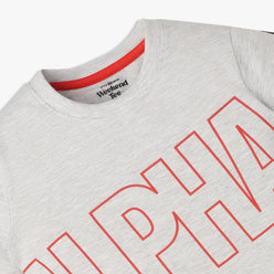 Boys Cotton Printed Crew Neck Weekend T-Shirt