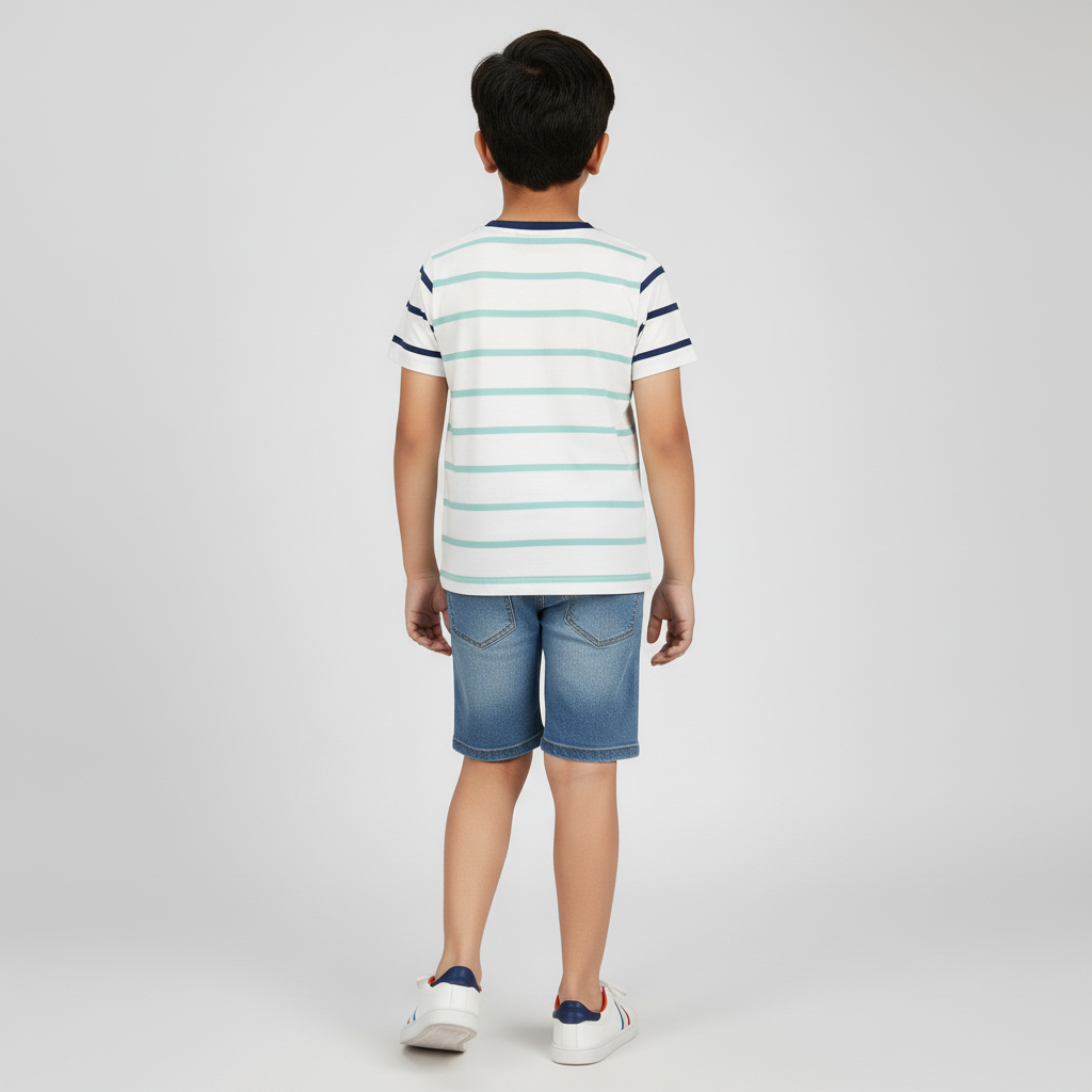 Boys Cotton Printed T-Shirt
