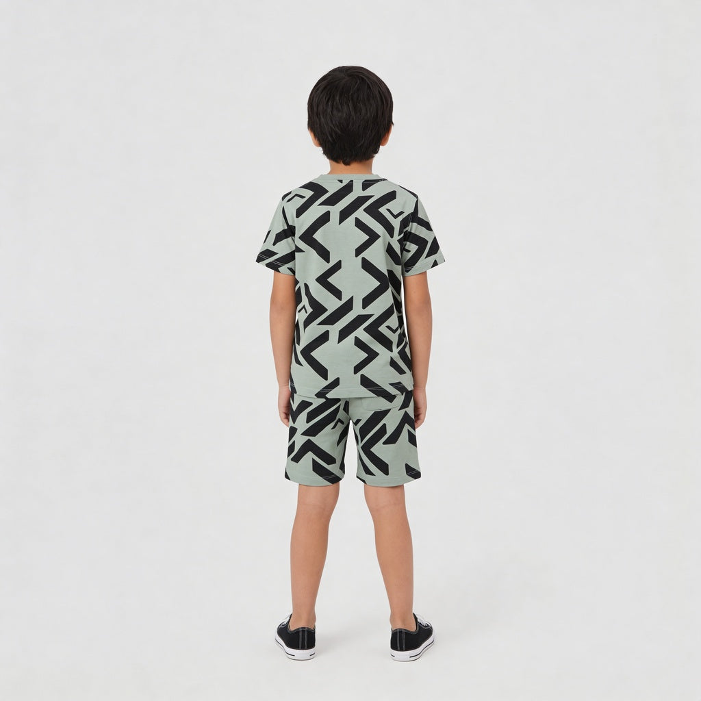 Boys Cotton Crew Neck Future Squad T-Shirt