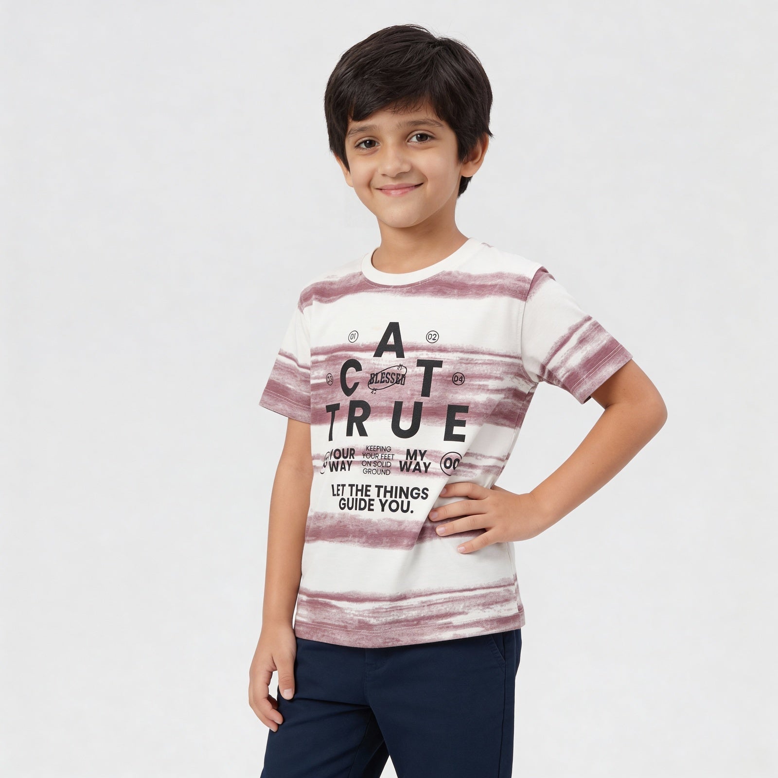 Boys Cotton Printed T-Shirt