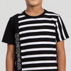 Boys Striped Crew Neck Future Squad T-Shirt