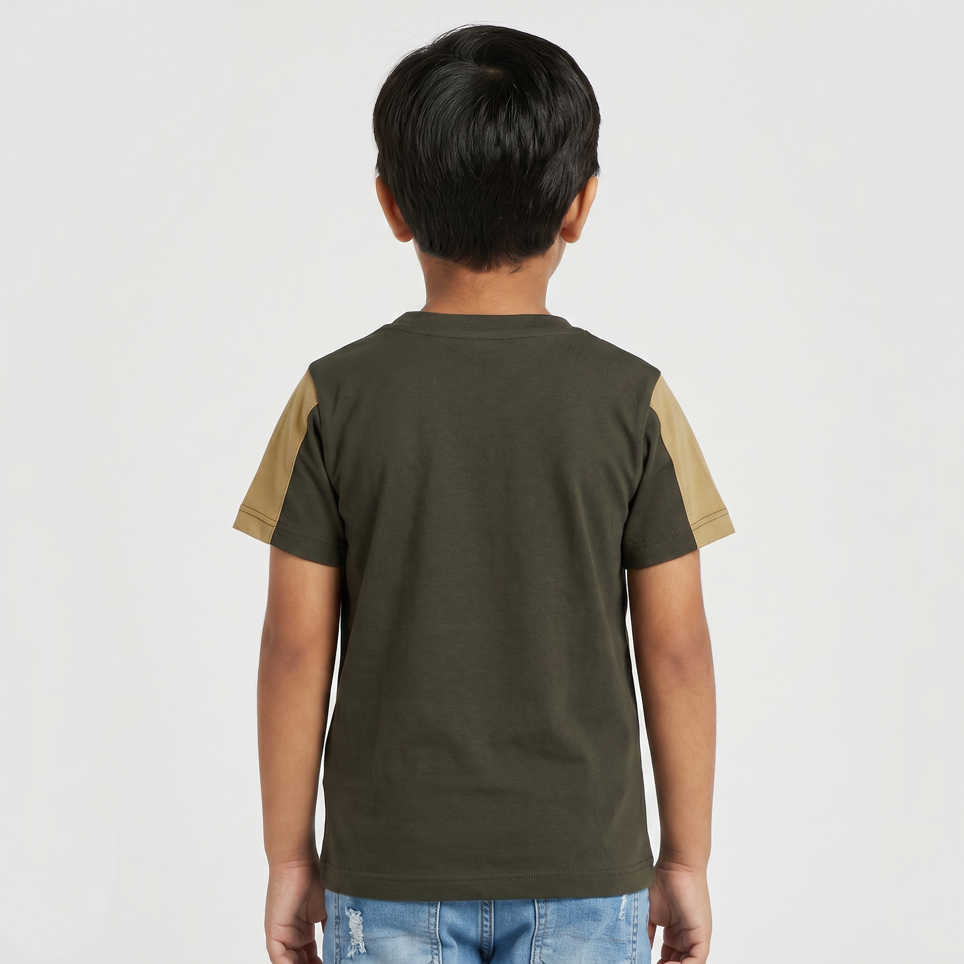 Boys Cotton Cut And Sew T-Shirt