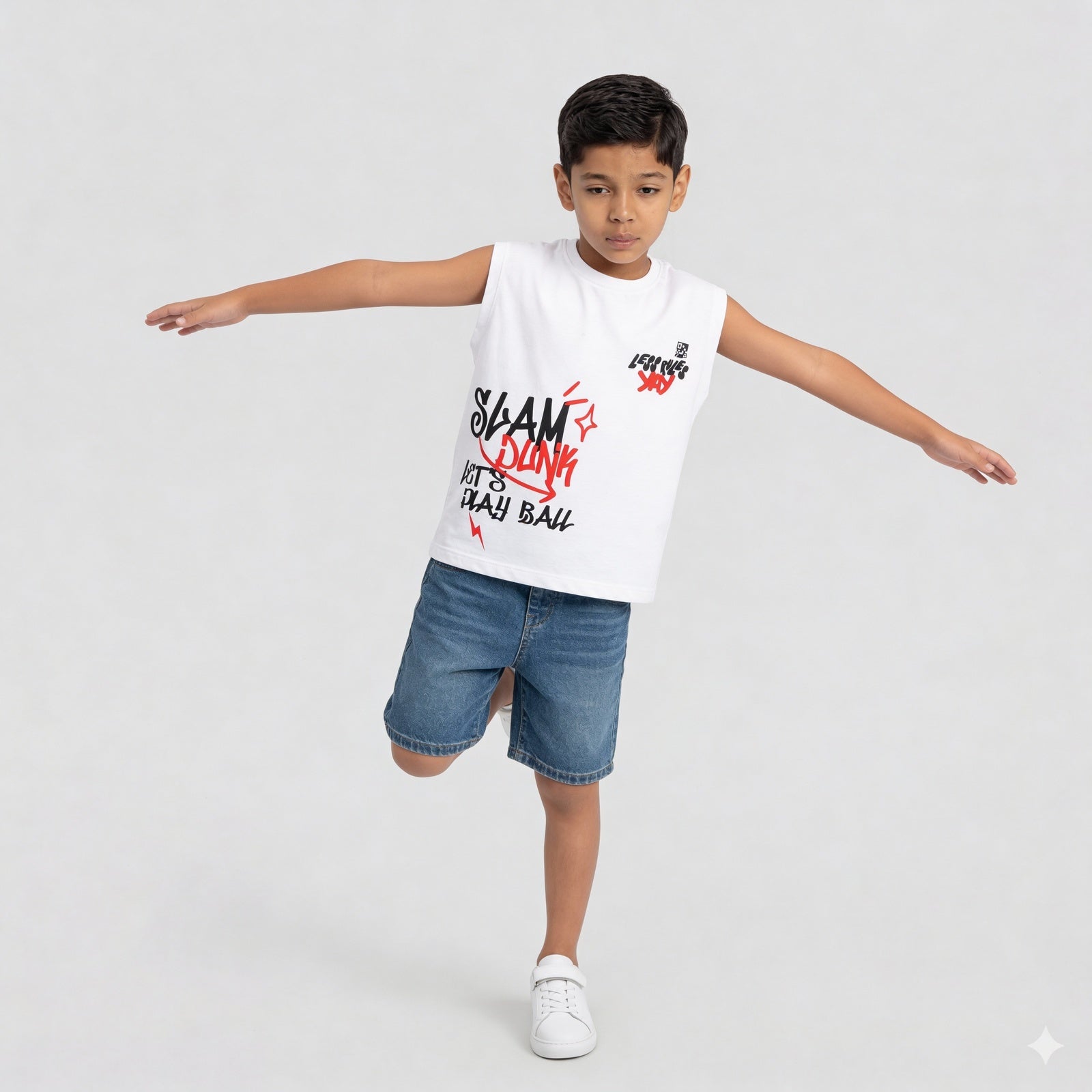 Boys Cotton Printed T-Shirt