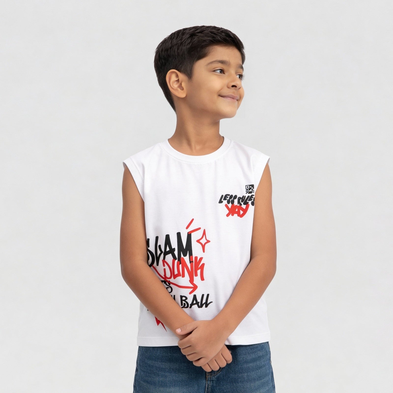 Boys Cotton Printed T-Shirt