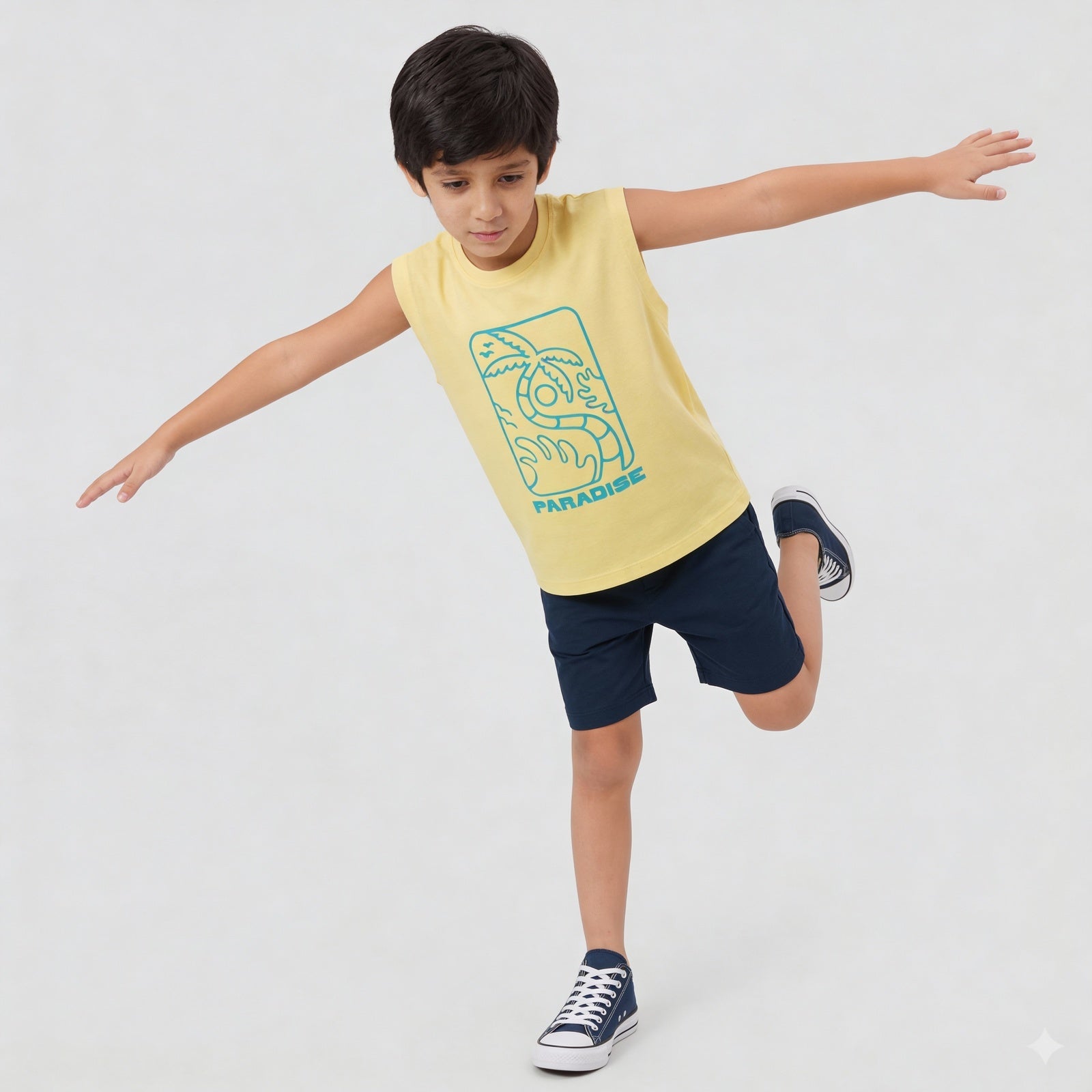 Boys Cotton Printed T-Shirt