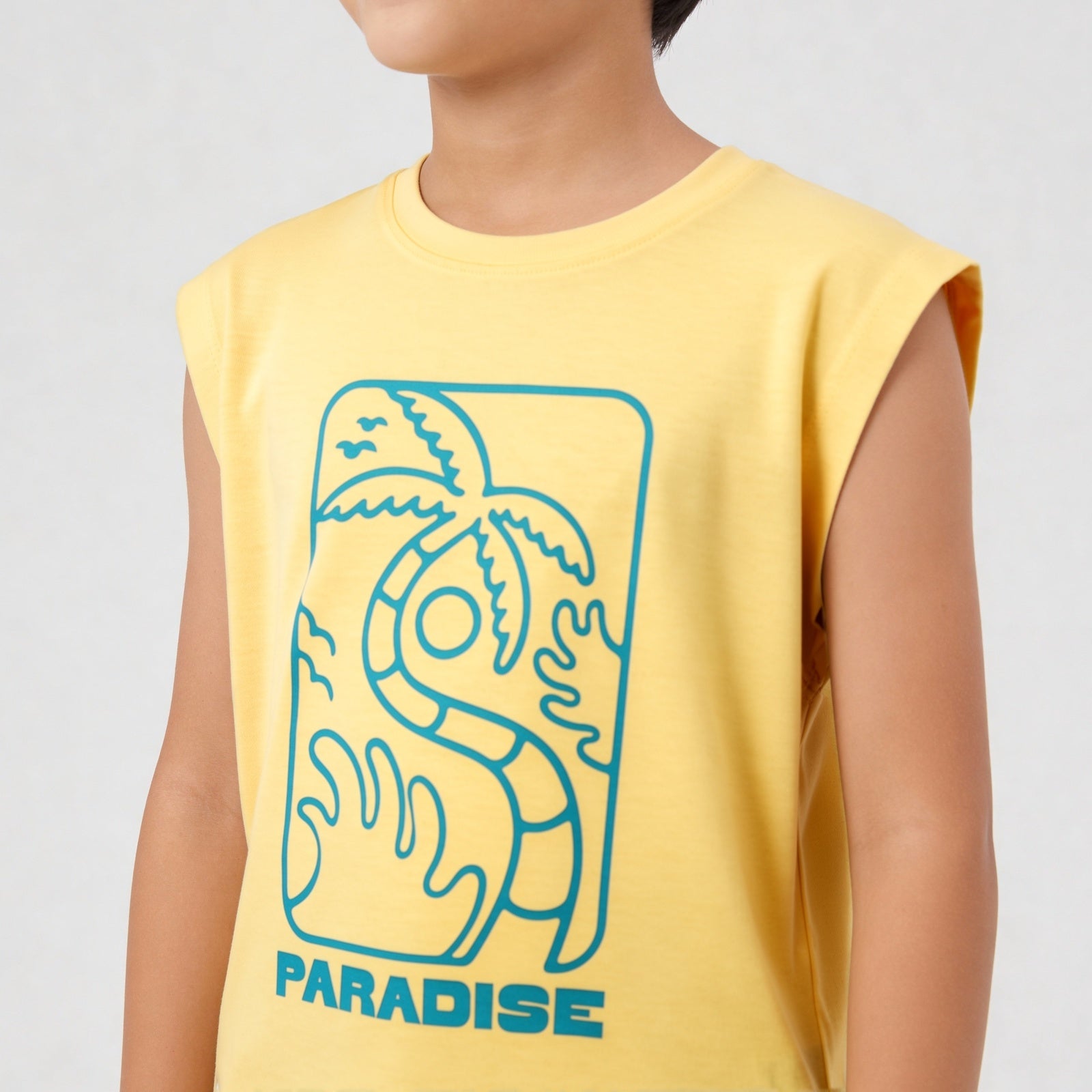 Boys Cotton Printed T-Shirt