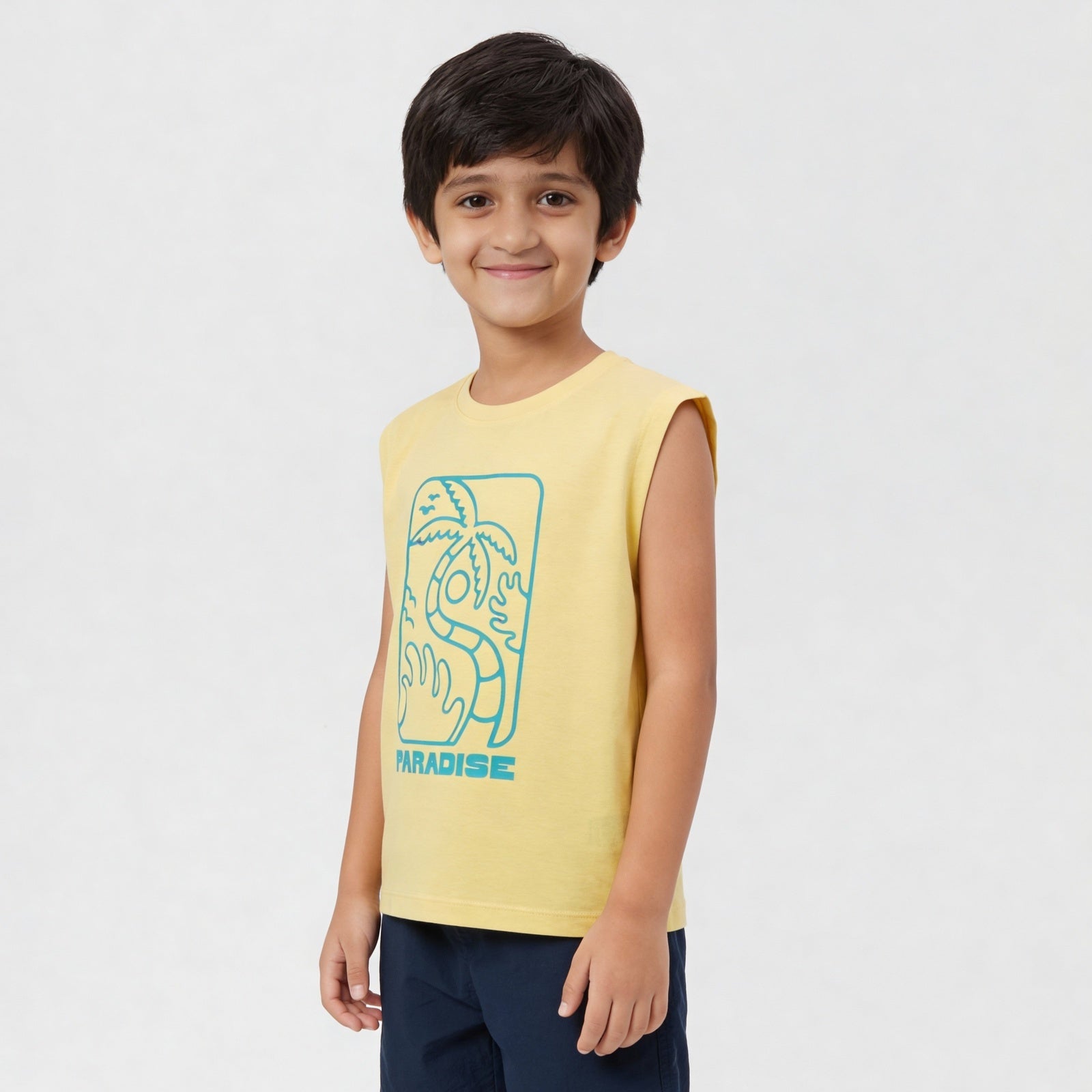 Boys Cotton Printed T-Shirt