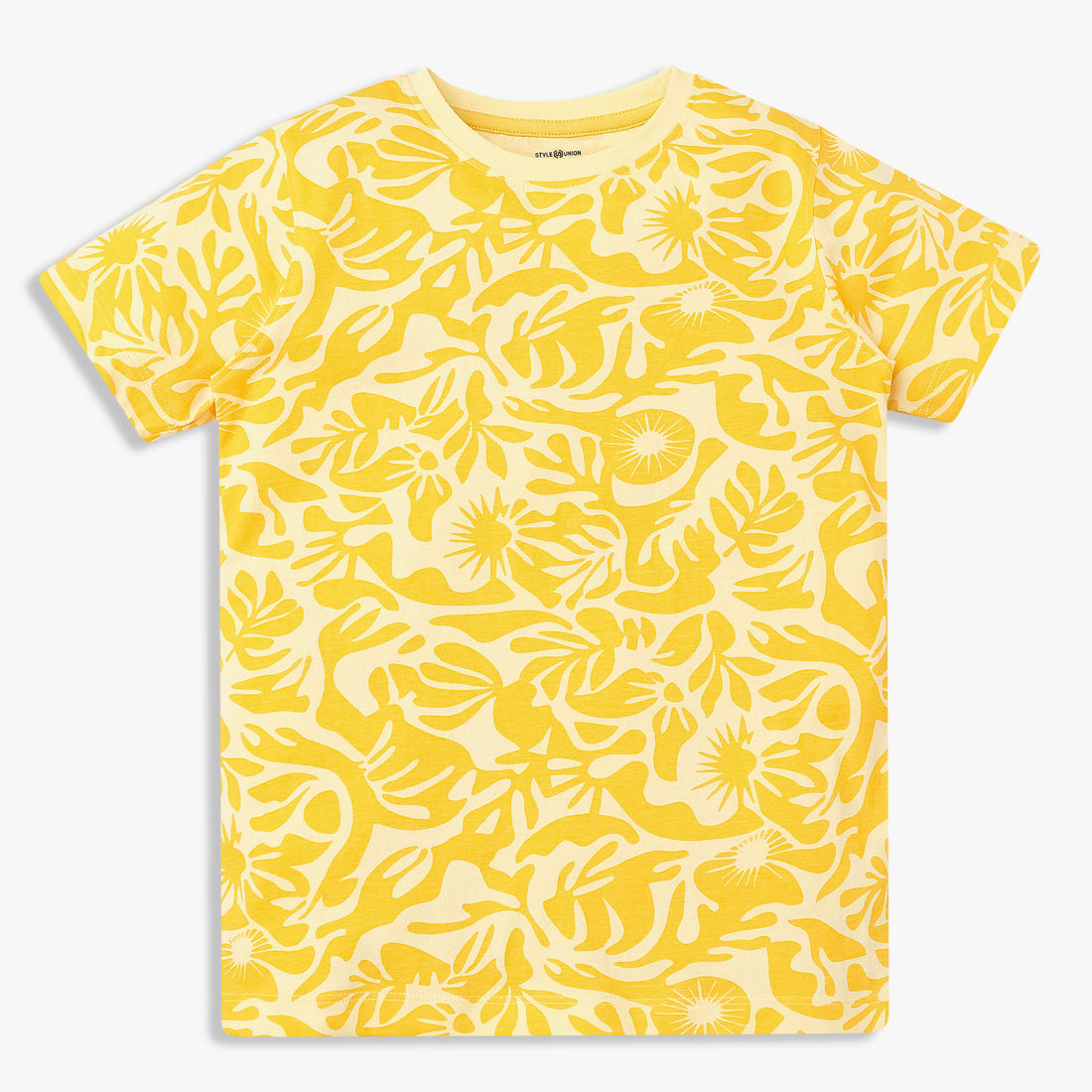 Boys Cotton All Over Print T-Shirt