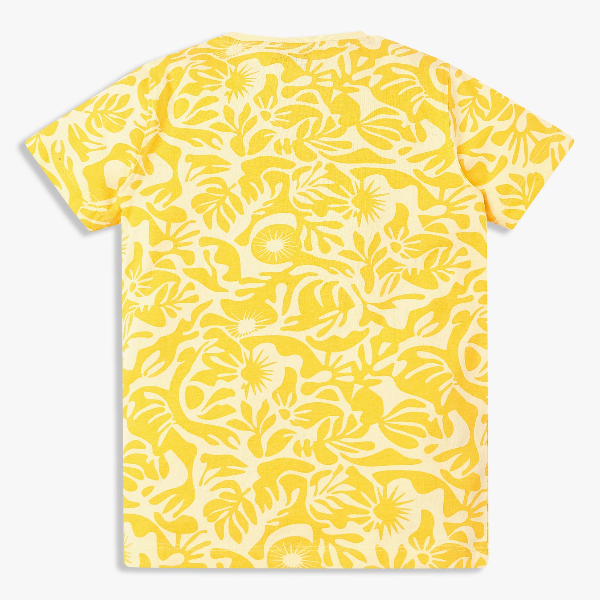Boys Cotton All Over Print T-Shirt