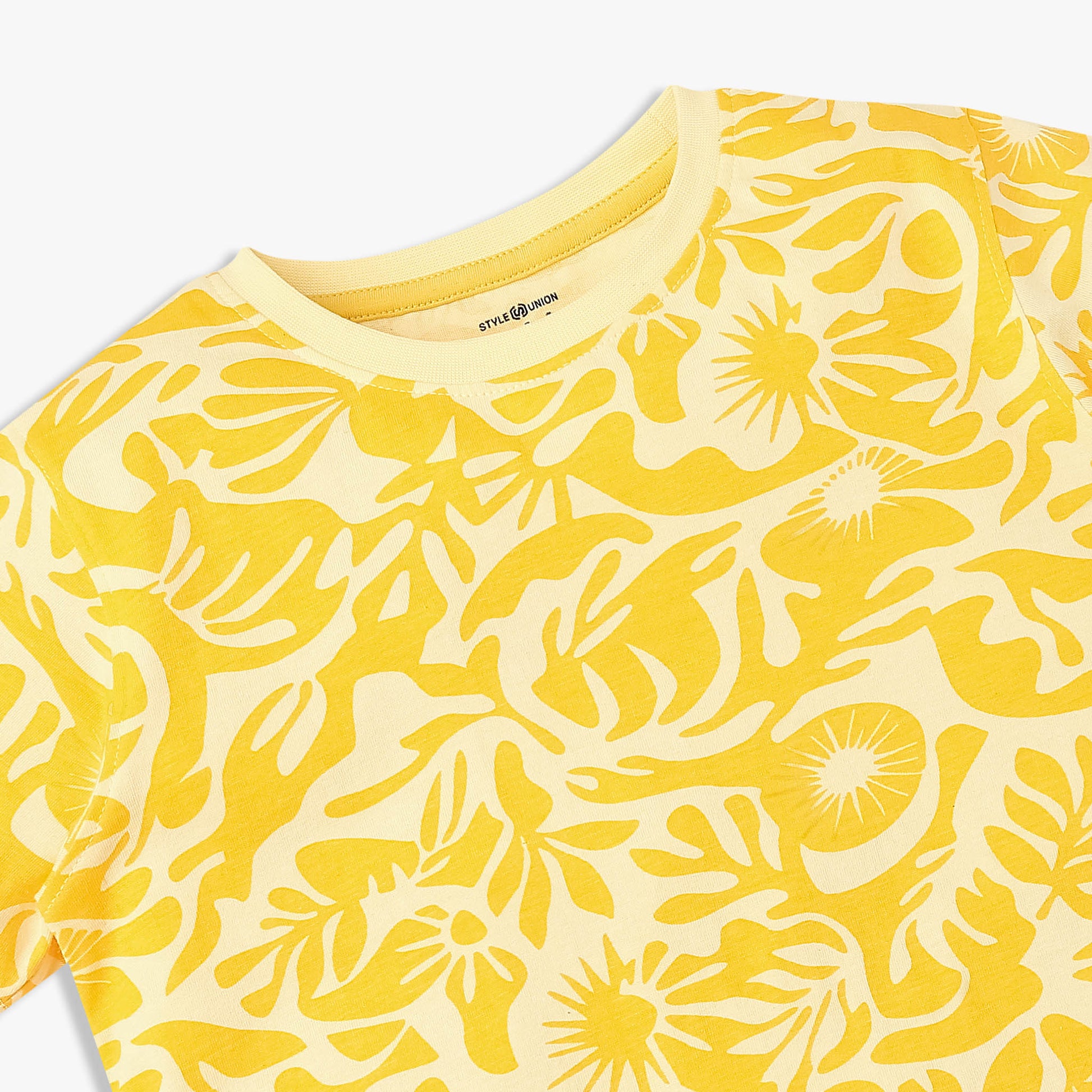 Boys Cotton All Over Print T-Shirt