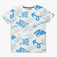 Boys Cotton All Over Print T-Shirt