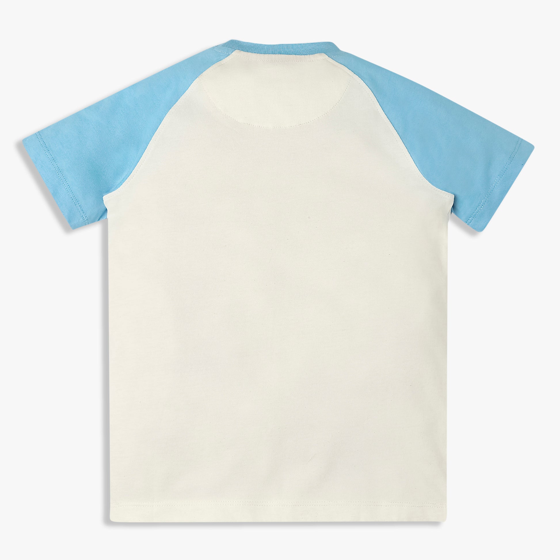 Boys Cotton Printed Crew Neck T-Shirt