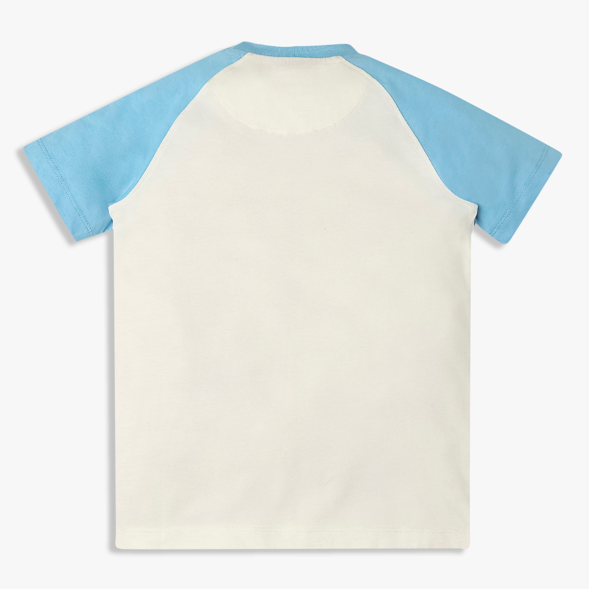 Boys Cotton Printed Crew Neck T-Shirt