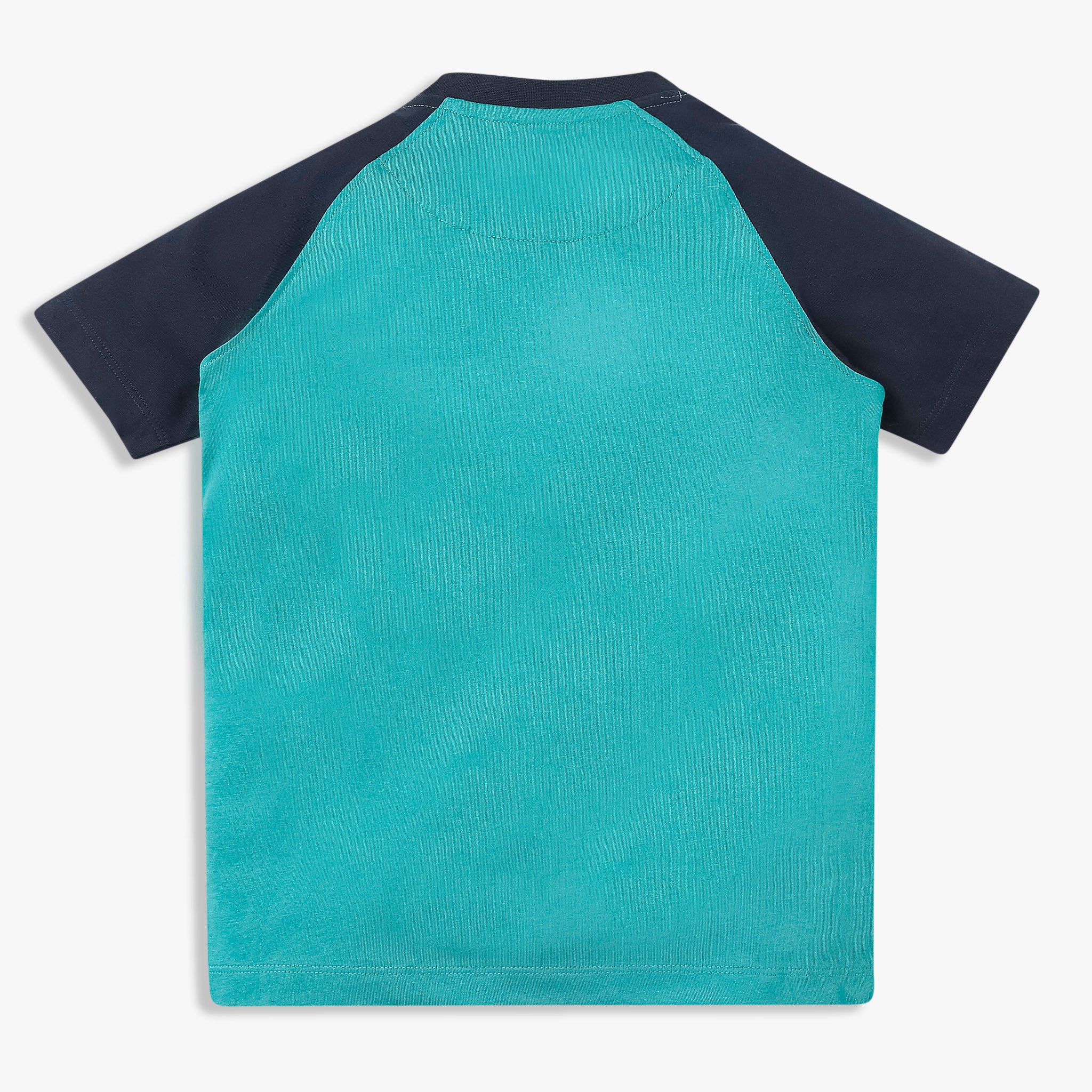Boys Cotton Printed Crew Neck T-Shirt
